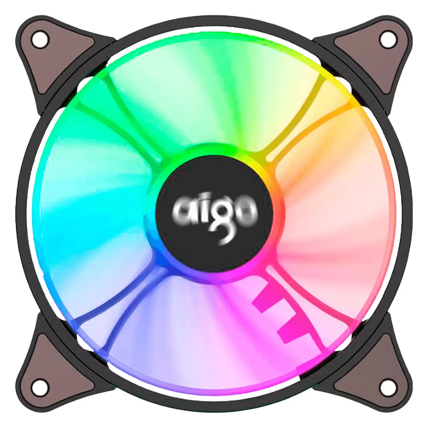 Fan para Gabinete Darkflash INF8 3 em 1 - Preto