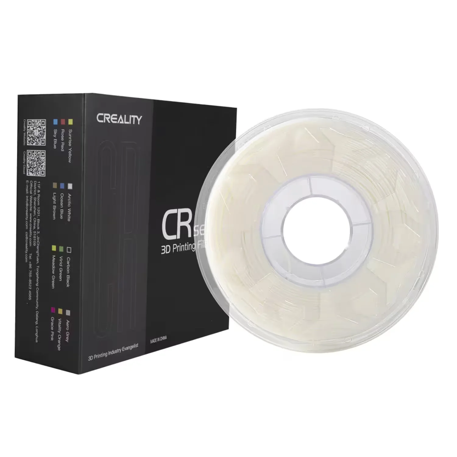 Filamento Creality CR-TPU 1Kg 1.75mm para Impressora 3D - Branco