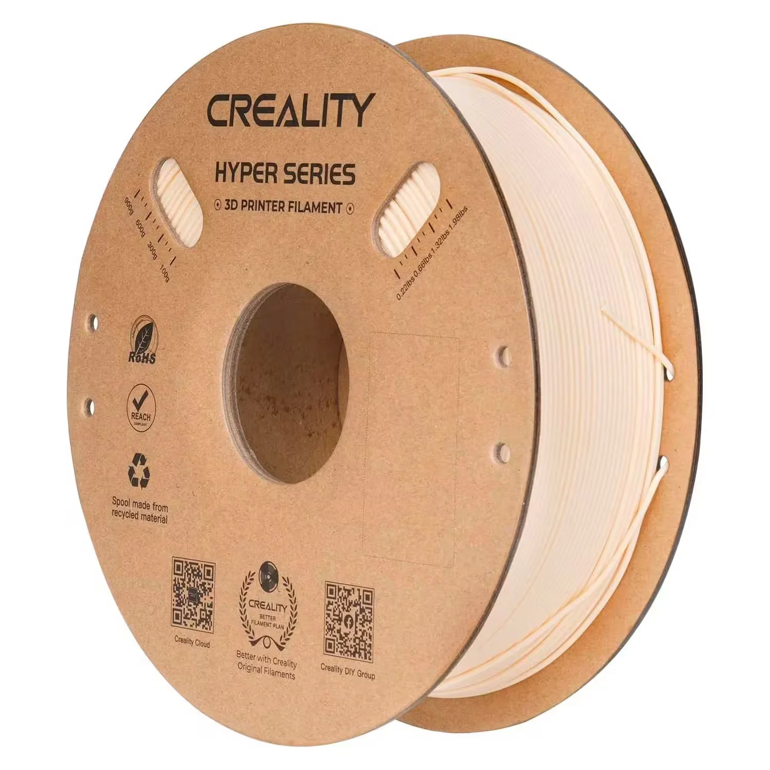 Filamento Creality HYPER-PLA Skin 1Kg 1.75mm para Impressora 3D