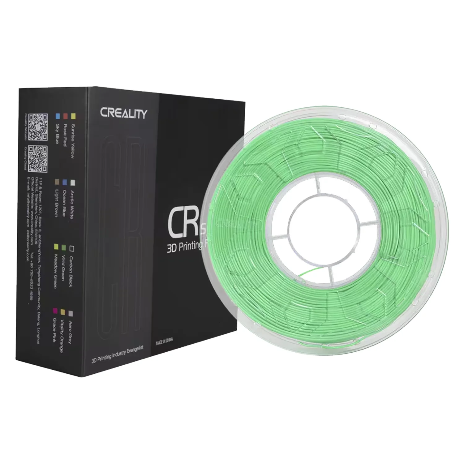 Filamento para Impressora 3D Creality CR-PLA 1kg / 1.75mm - Verde Abacate Fosco