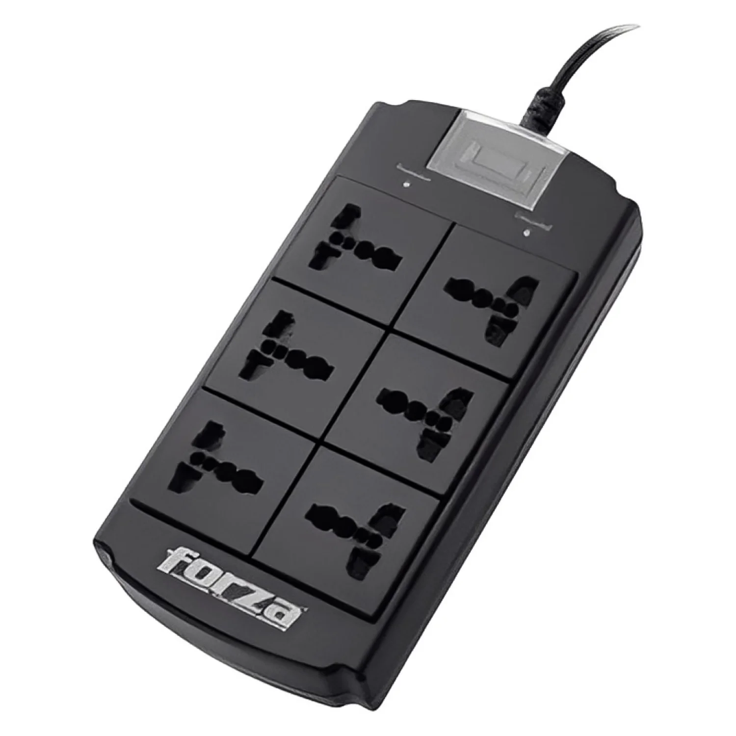 Filtro de Linha Forza FSP-06MN 6 Tomadas NEMA 5-15P Bivolt - Preto