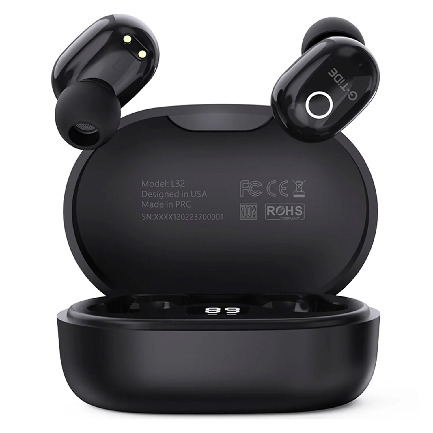 Fone de Ouvido G-Tide L32 Wireless - Preto