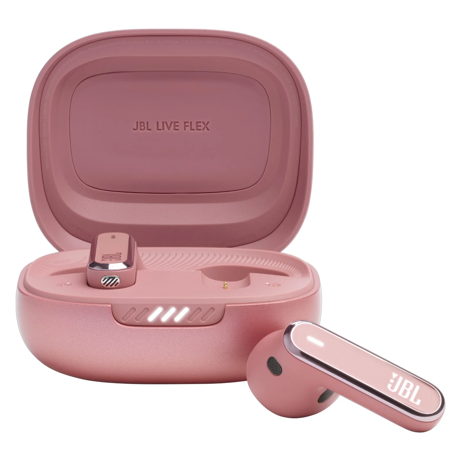 Fone de Ouvido JBL Live Flex Bluetooth - Rosa