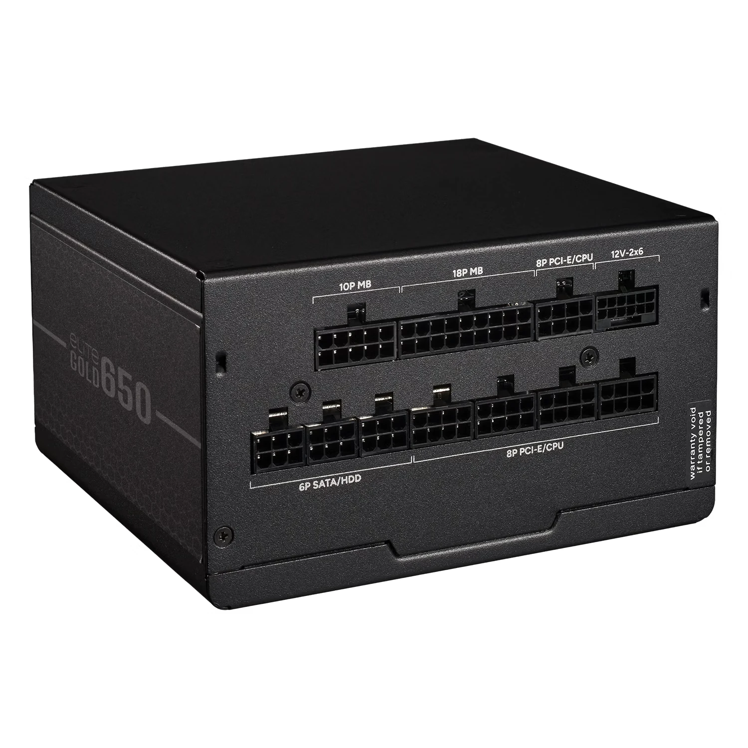 Fonte Cooler Master Elite MPX-6505-AFAG-BUS ATX 650W 80Plus Gold - Preto