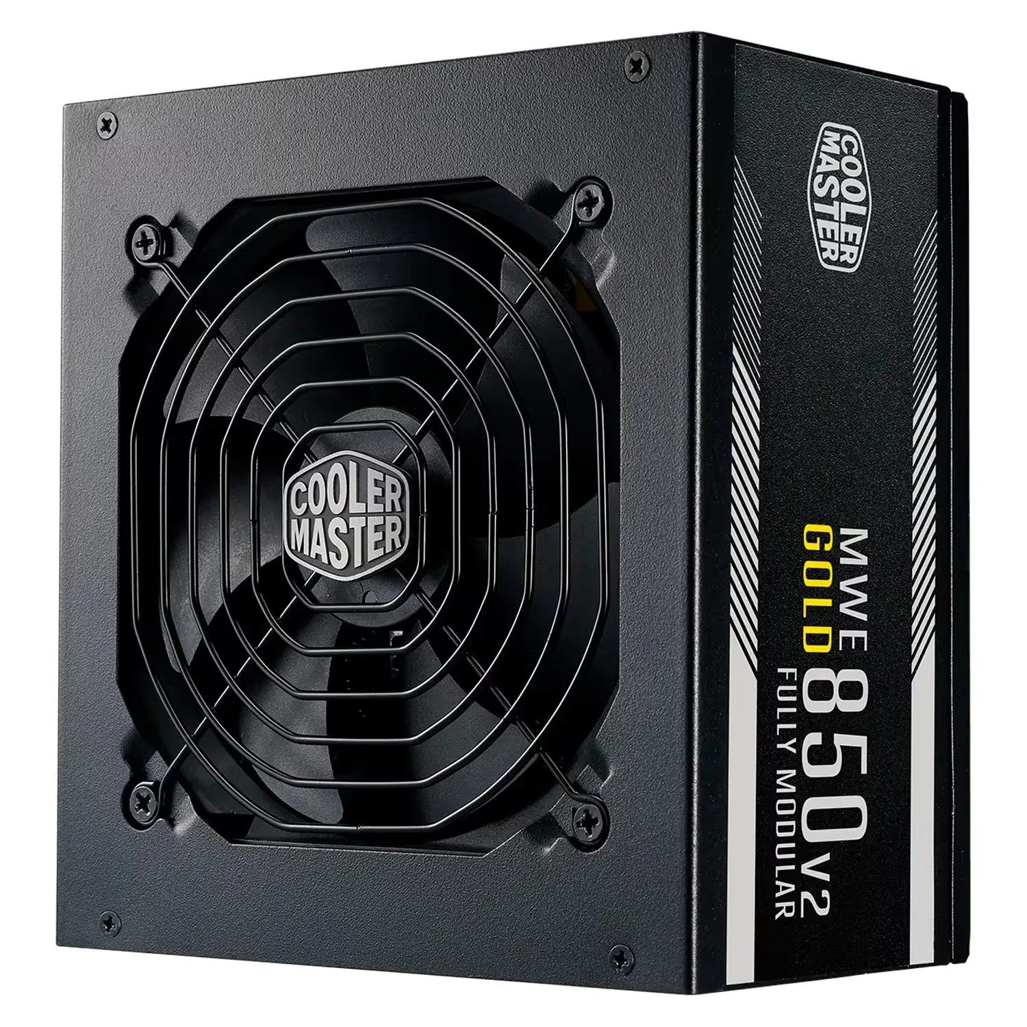 Fonte Cooler Master MWE V2 MPE-8501-AFAAG-GU2 ATX 850W 80 Plus Gold PFC Ativo Full Modular Bivolt - Preto