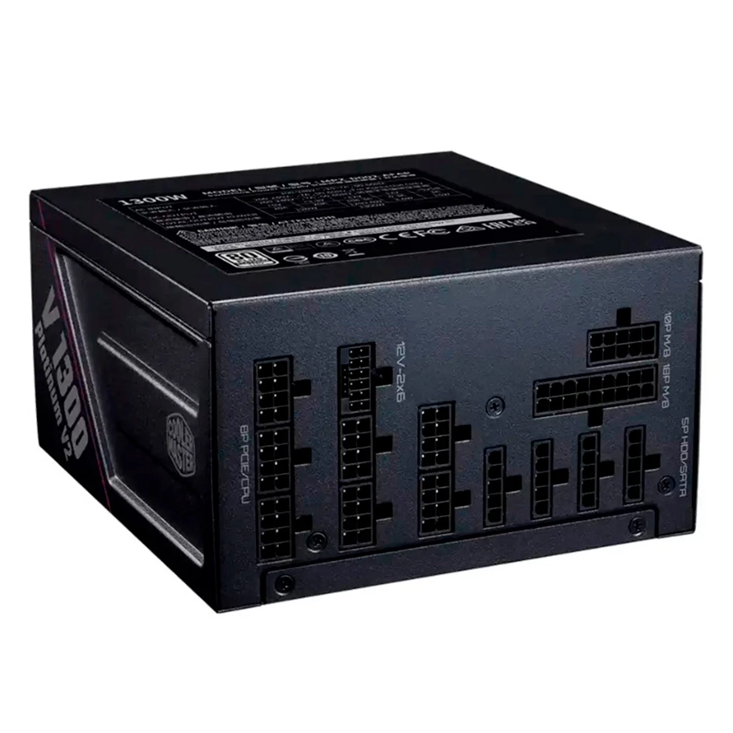 Fonte Cooler Master V Platinum 1300 V2 MPZ-D002-AFAP-BUS ATX 1300W 80 Plus Platinum PFC Ativo Full Modular Bivolt - Preto