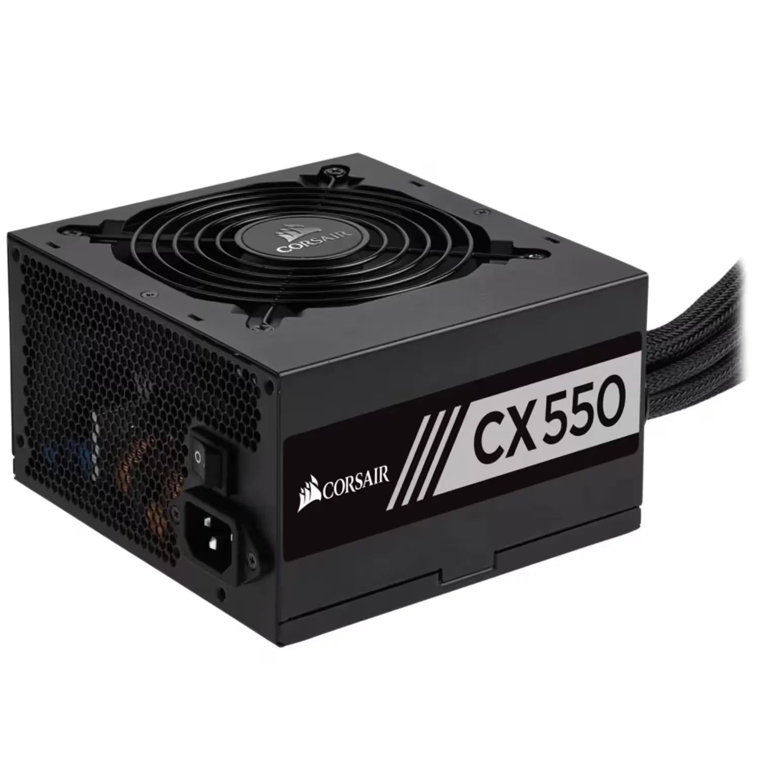 Fonte Corsair CX550 CP-9020277-NA ATX 550W 80 Plus Bronze Bivolt - Preto