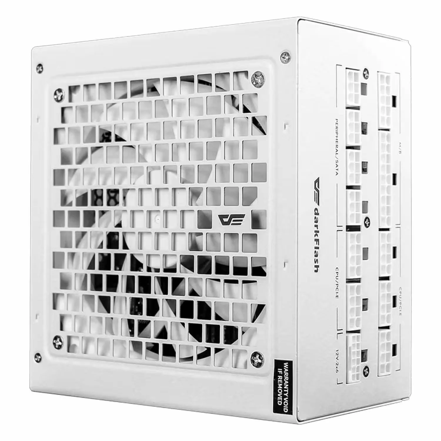 Fonte darkFlash PMT850 ATX 850W 80 Plus Gold PFC Ativo Full Modular Bivolt - Branco