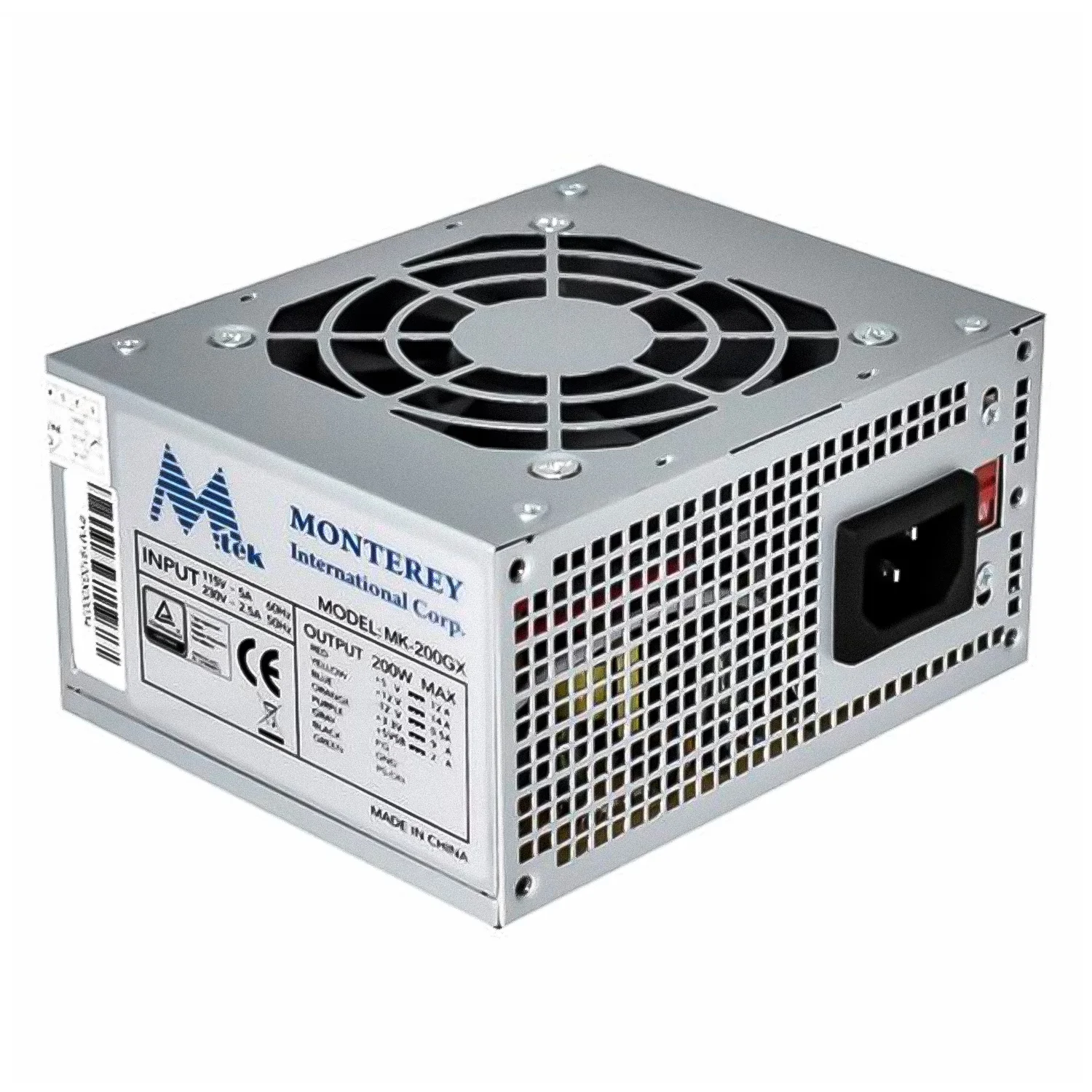 Fonte MTek MK200GX Mini ITX 200W Bivolt - Preto