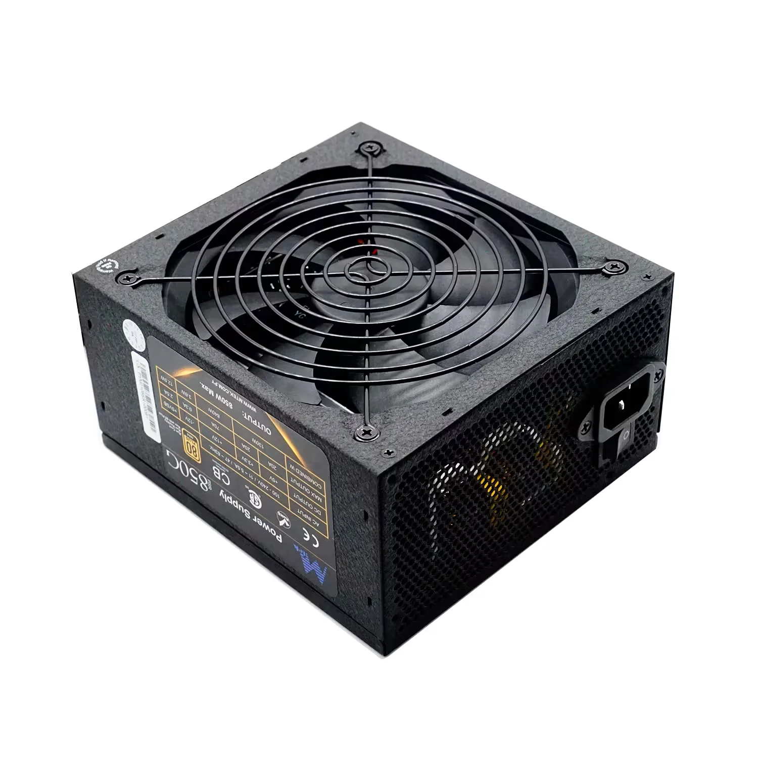 Fonte MTek PSR-850G ATX 850W 80 Gold PFC Ativo Semi Modular Bivolt - Preto
