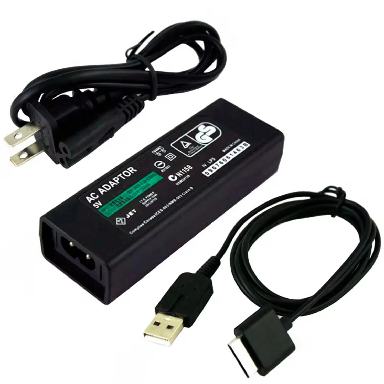 Fonte Play Game Bivolt para PSP Go - Preto