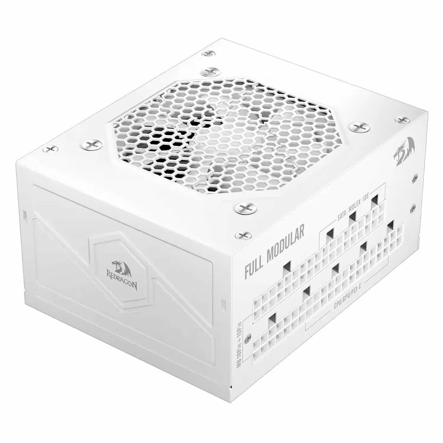 Fonte Redragon RGPS GC-PS014 ATX 650W 80 Plus Gold PFC Ativo Full Modular - Branco