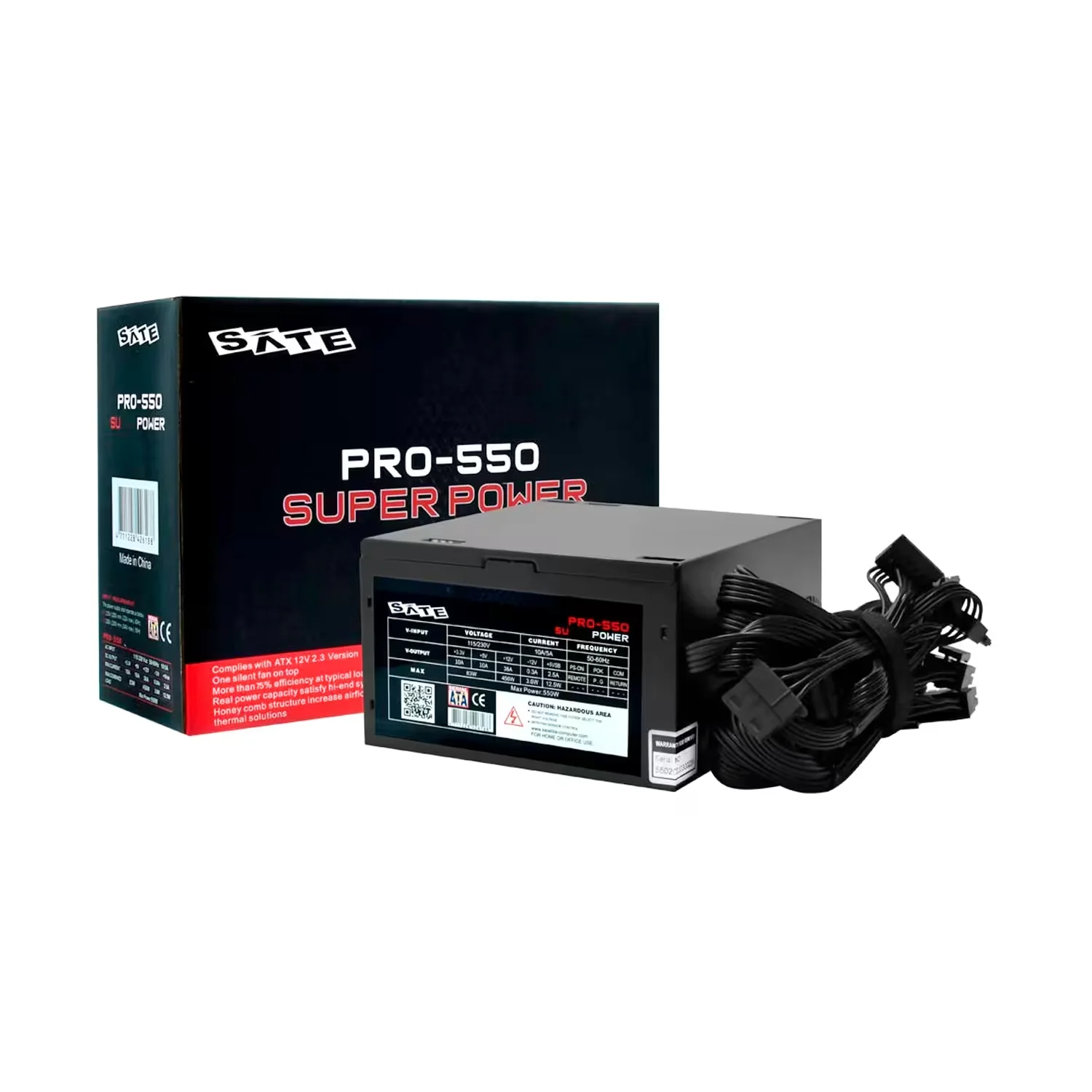 Fonte Satellite PRO-550 ATX 550W - Preto