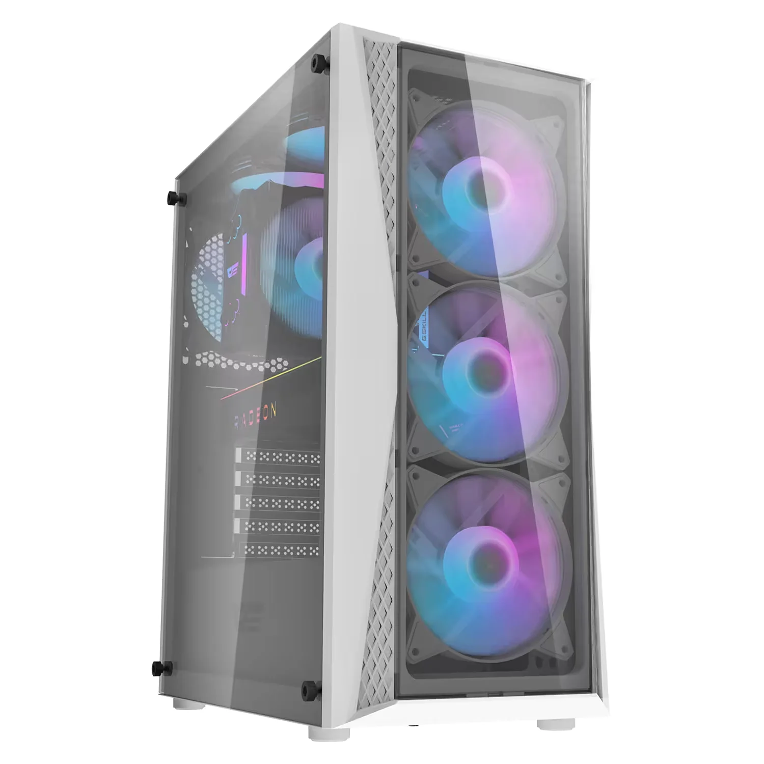 Gabinete Gamer Darkflash DK352 Plus 4 Fans ARGB - Branco