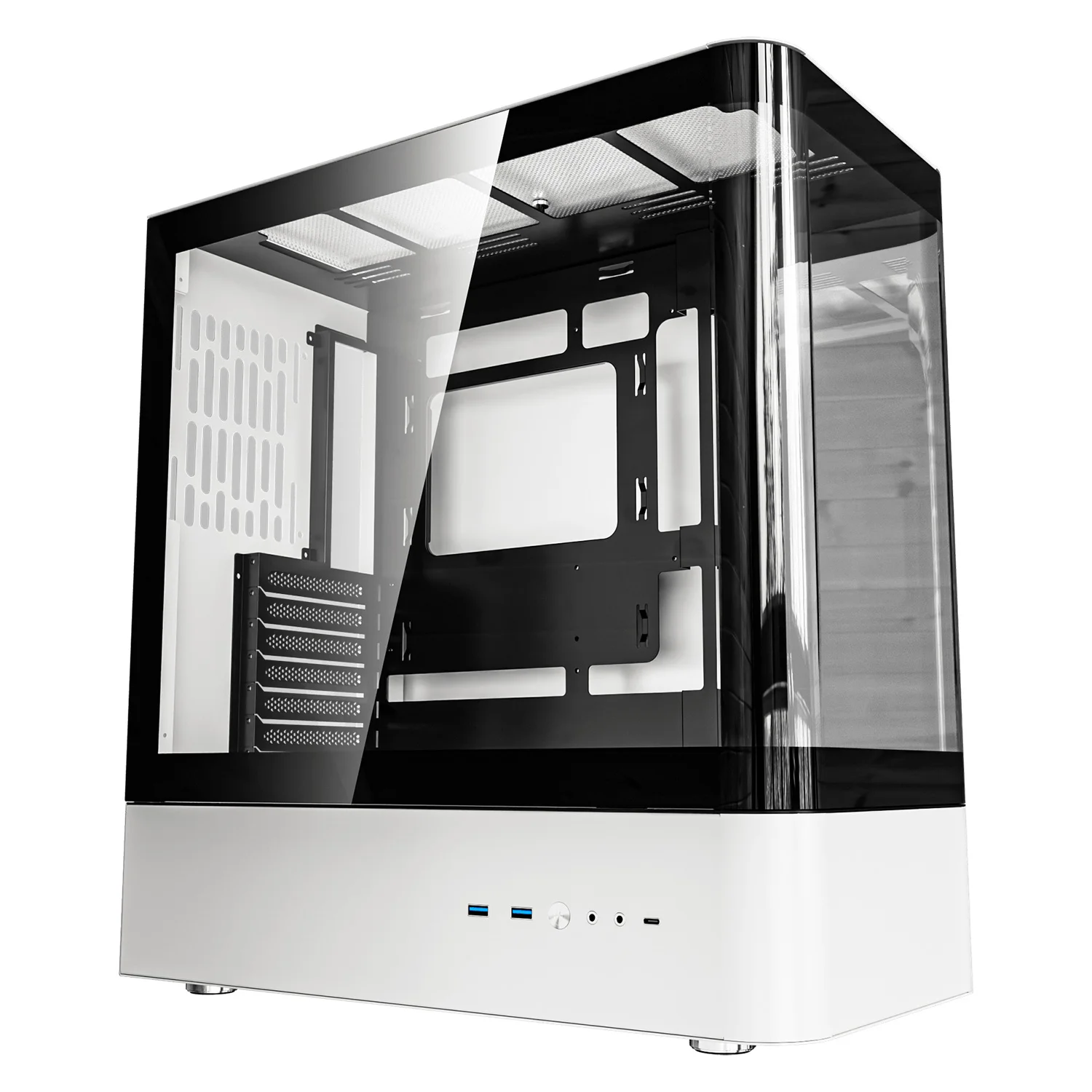Gabinete Gamer darkFlash HM1 Full Tower - Branco