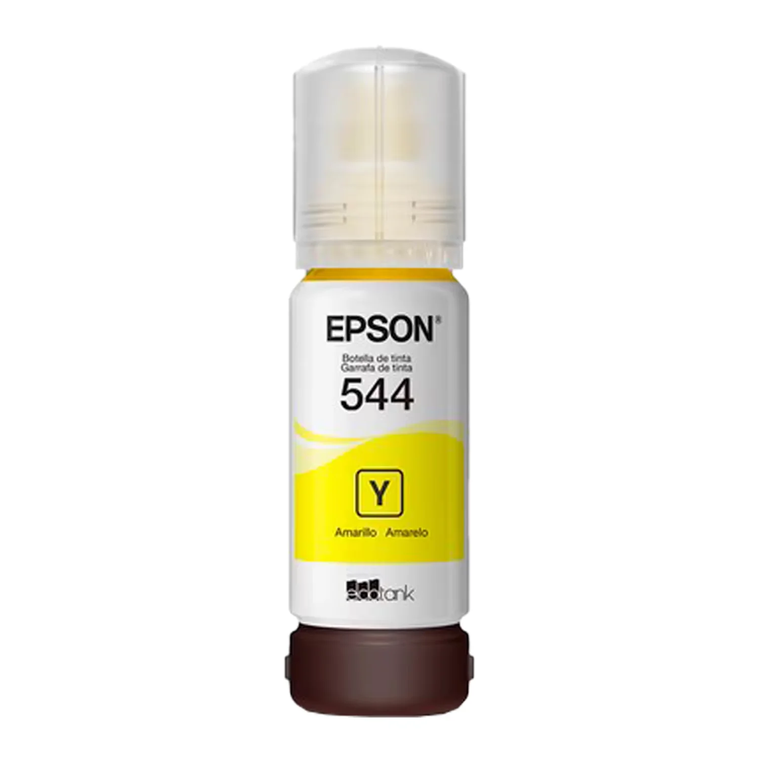 Garrafa de Tinta Epson para Ecotank T544 420 L3110 / L3150 / L5190 65ml - Amarelo