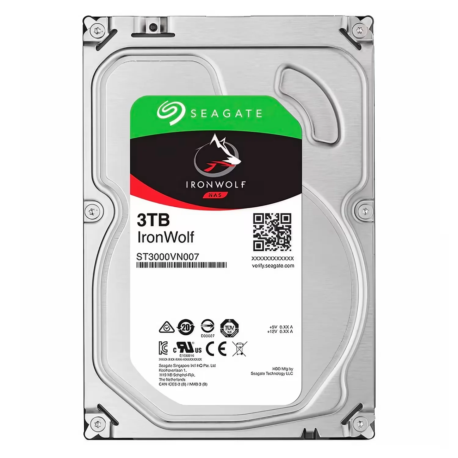 HD Seagate 3TB Ironwolf NAS 3.5" SATA 3 5900RPM - ST3000VN007
