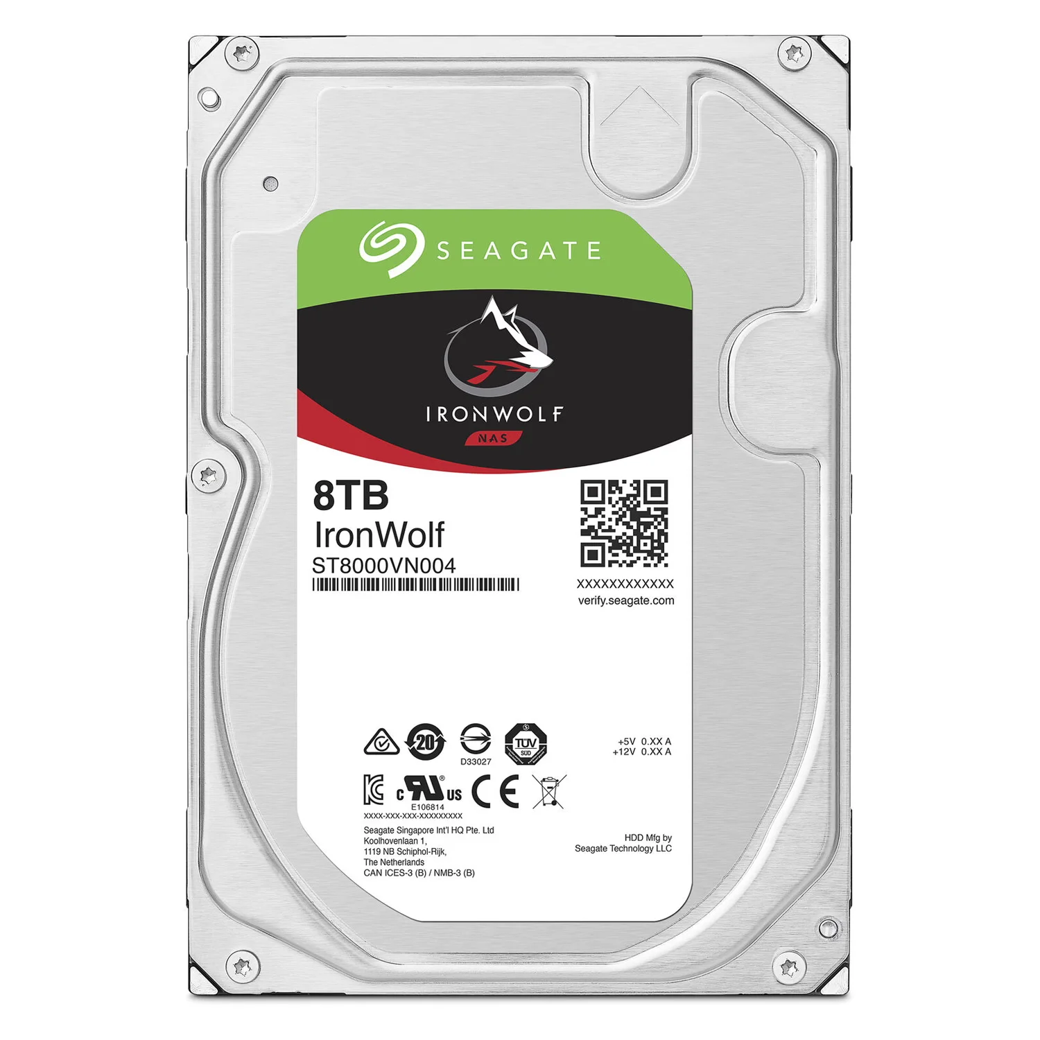 HD Seagate 8TB Ironwolf  3.5" SATA 3 7200RPM - ST8000VN004