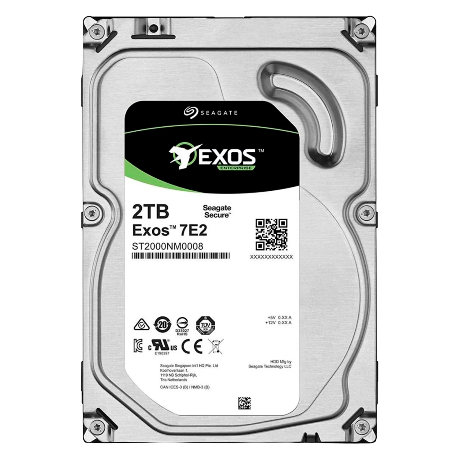 HD Seagate Exos 7E2 Pull 2TB 3.5" SATA 3 7200RPM - ST2000NM0008