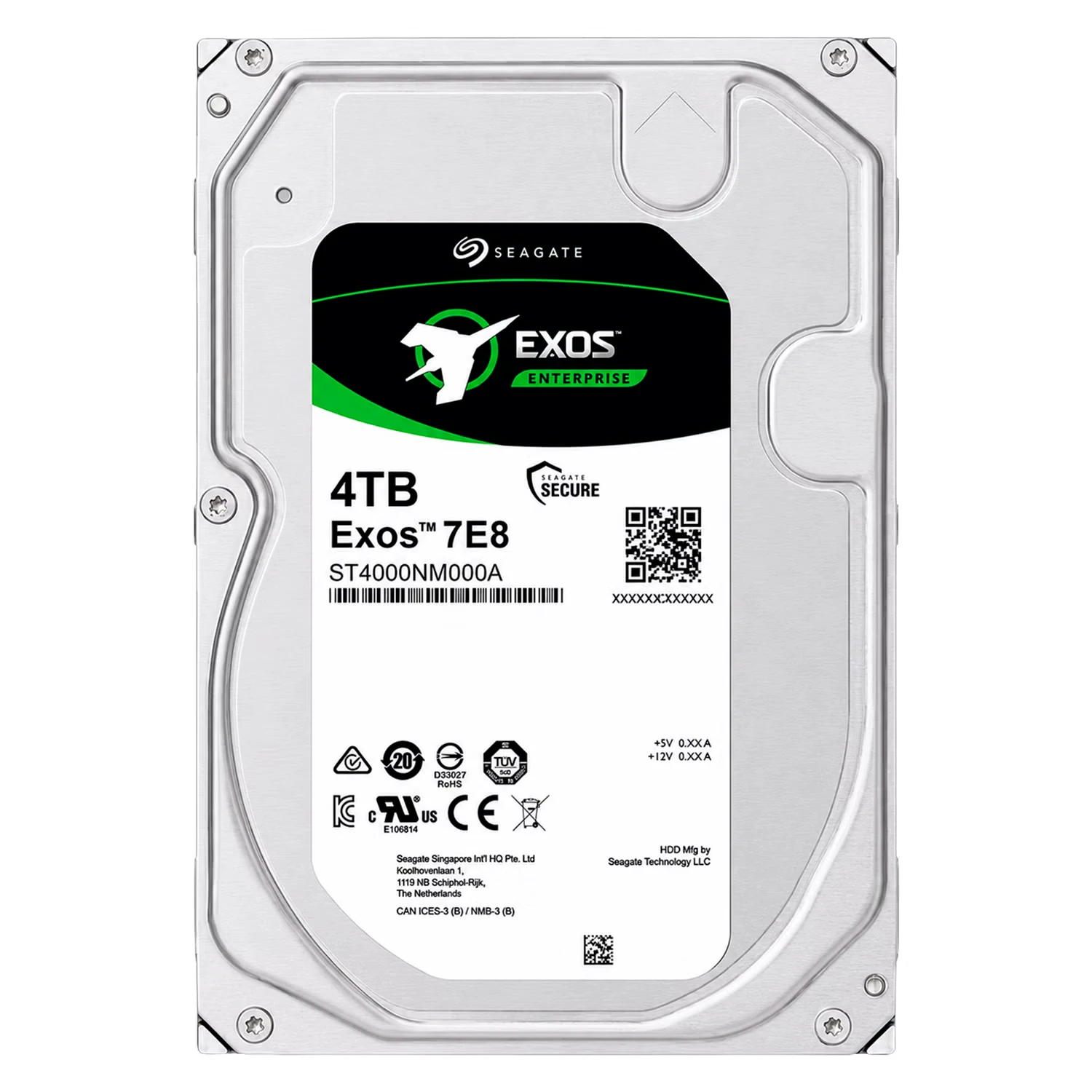 HD Seagate Exos 7E8 Pull 4TB 3.5" SATA 3 7200RPM - ST4000NM000A