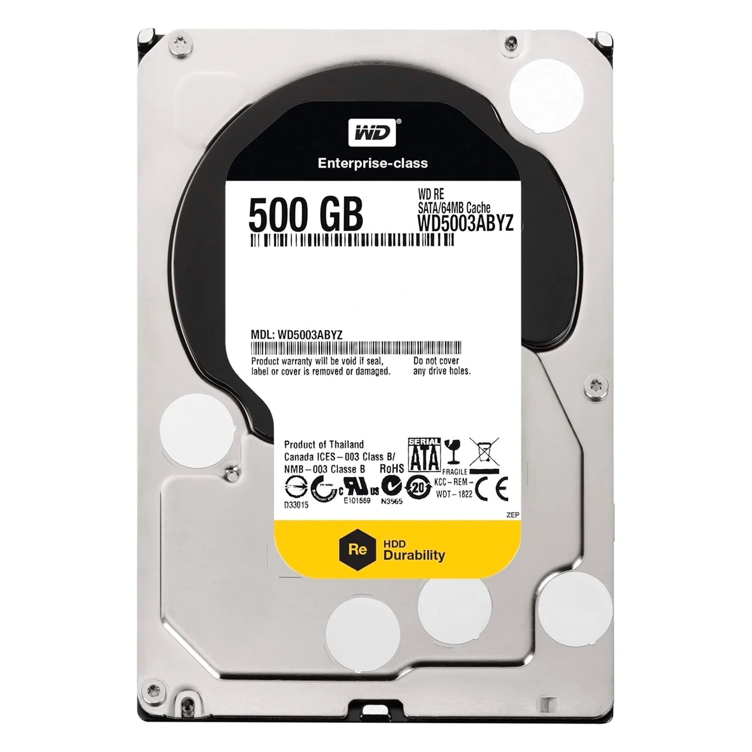 HD Western Digital 500GB 3.5" SATA 3 - WD5003ABYZ