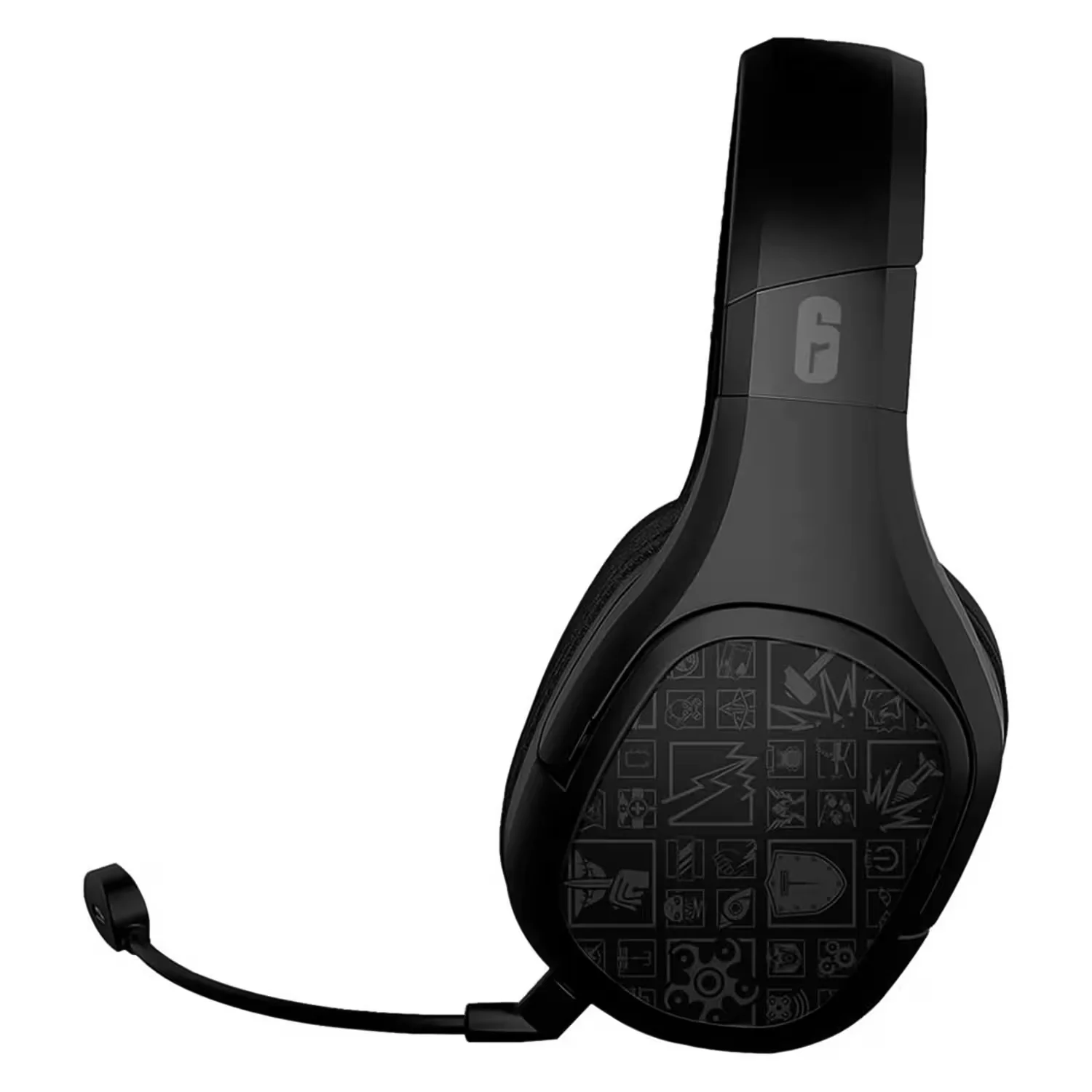 Headset CheckPoint Rainbow Six Siege HX-300 R6-HS-1000 Wireless - Preto