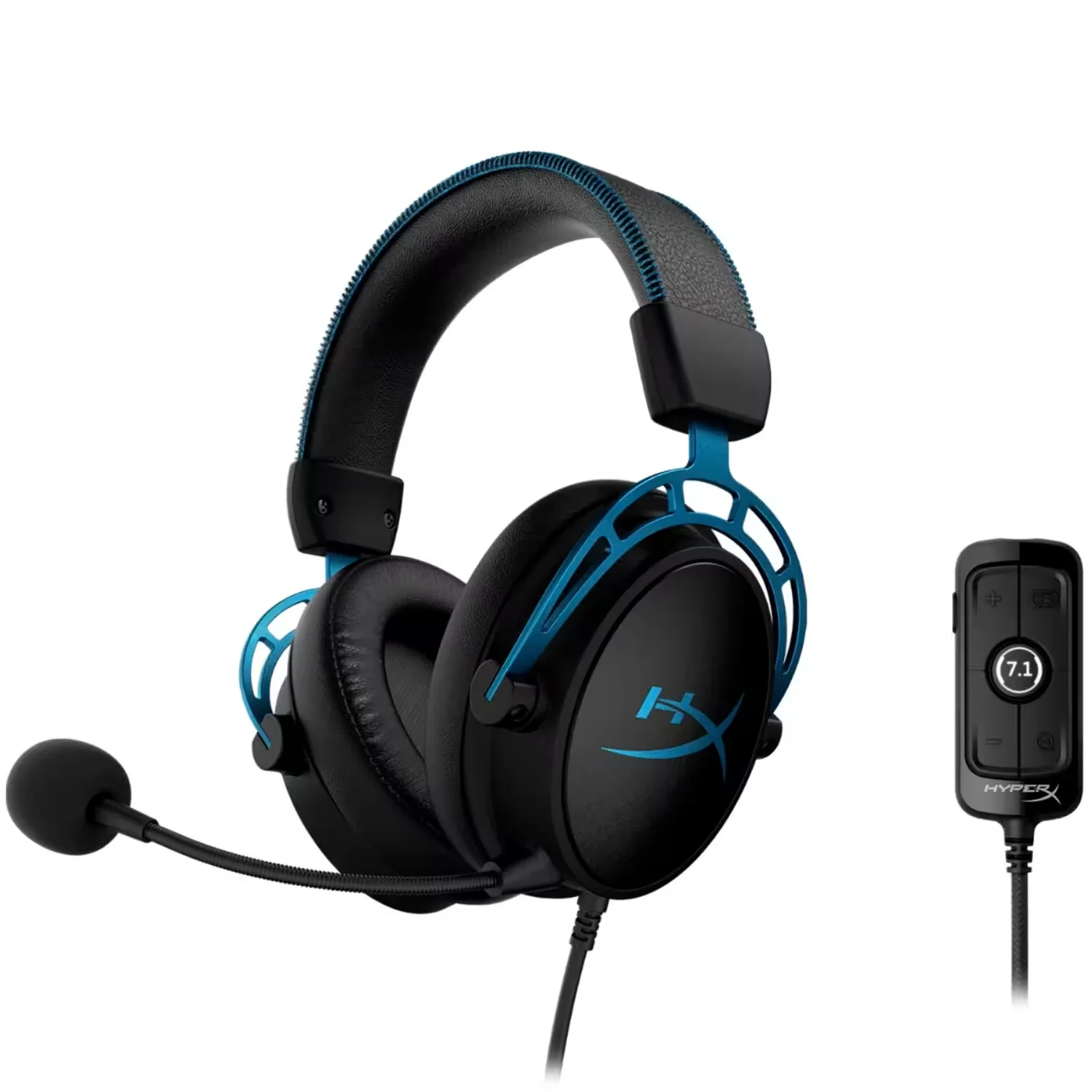 Headset Gamer HyperX Cloud Alpha S HX-HSCAS-BL/WW USB - Azul