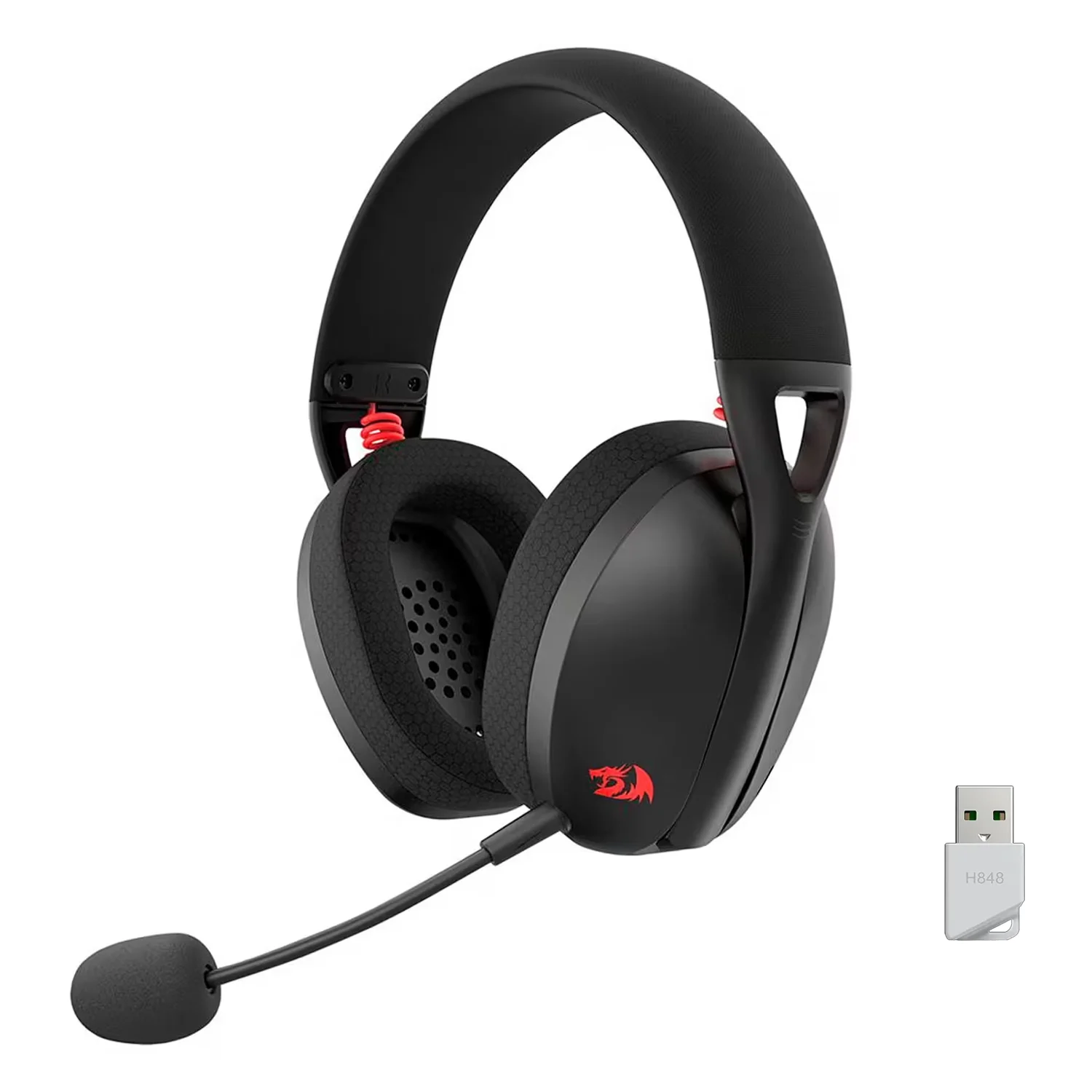 Headset Gamer Redragon Ire Pro H848 Wireless - Preto