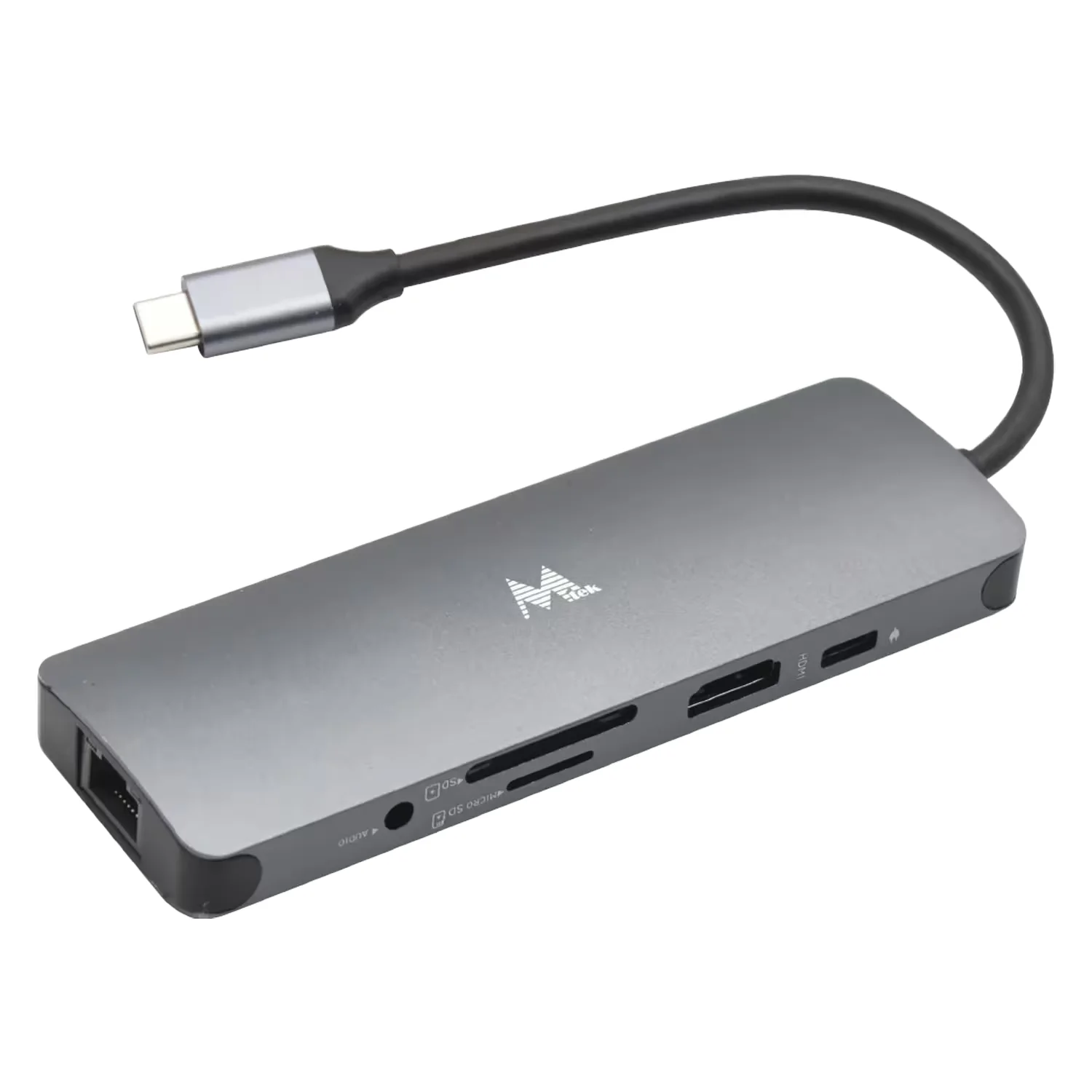Hub Mtek DS-91TC USB-C 9 em 1 - Cinza