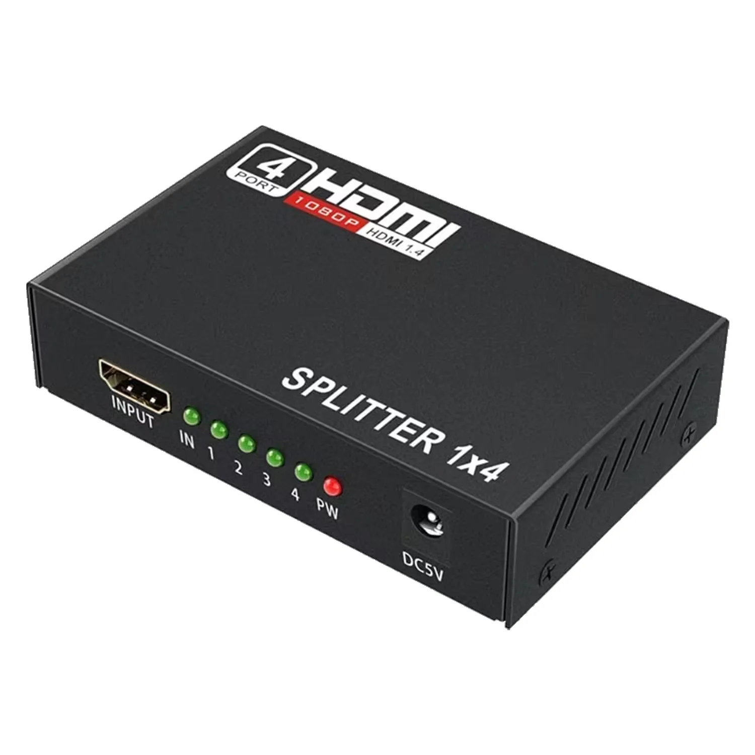 HUB Splitter HLD HDMI 4 Portas Full HD - Preto