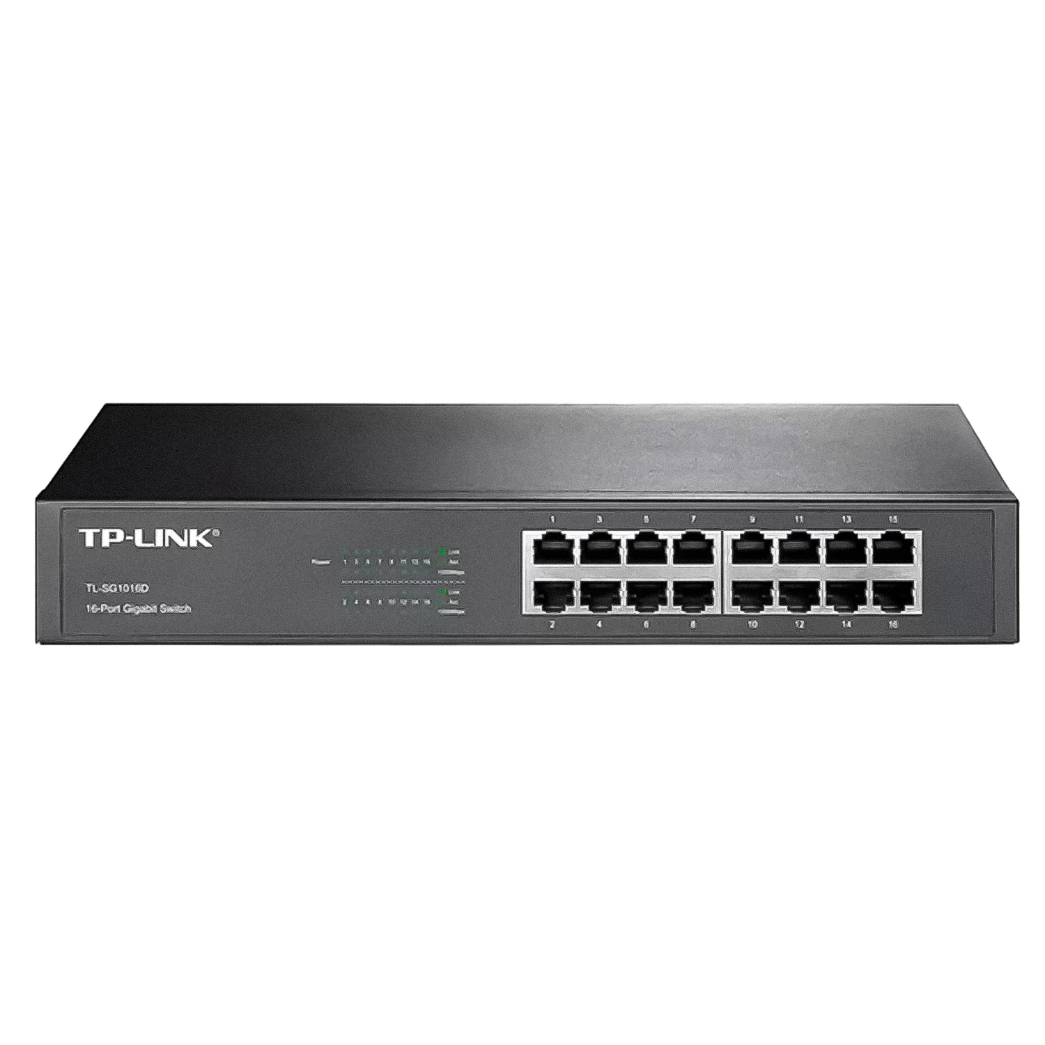Hub Switch TP-Link TL-SG1016D 16 Portas Gigabit 1000Mbps - Cinza