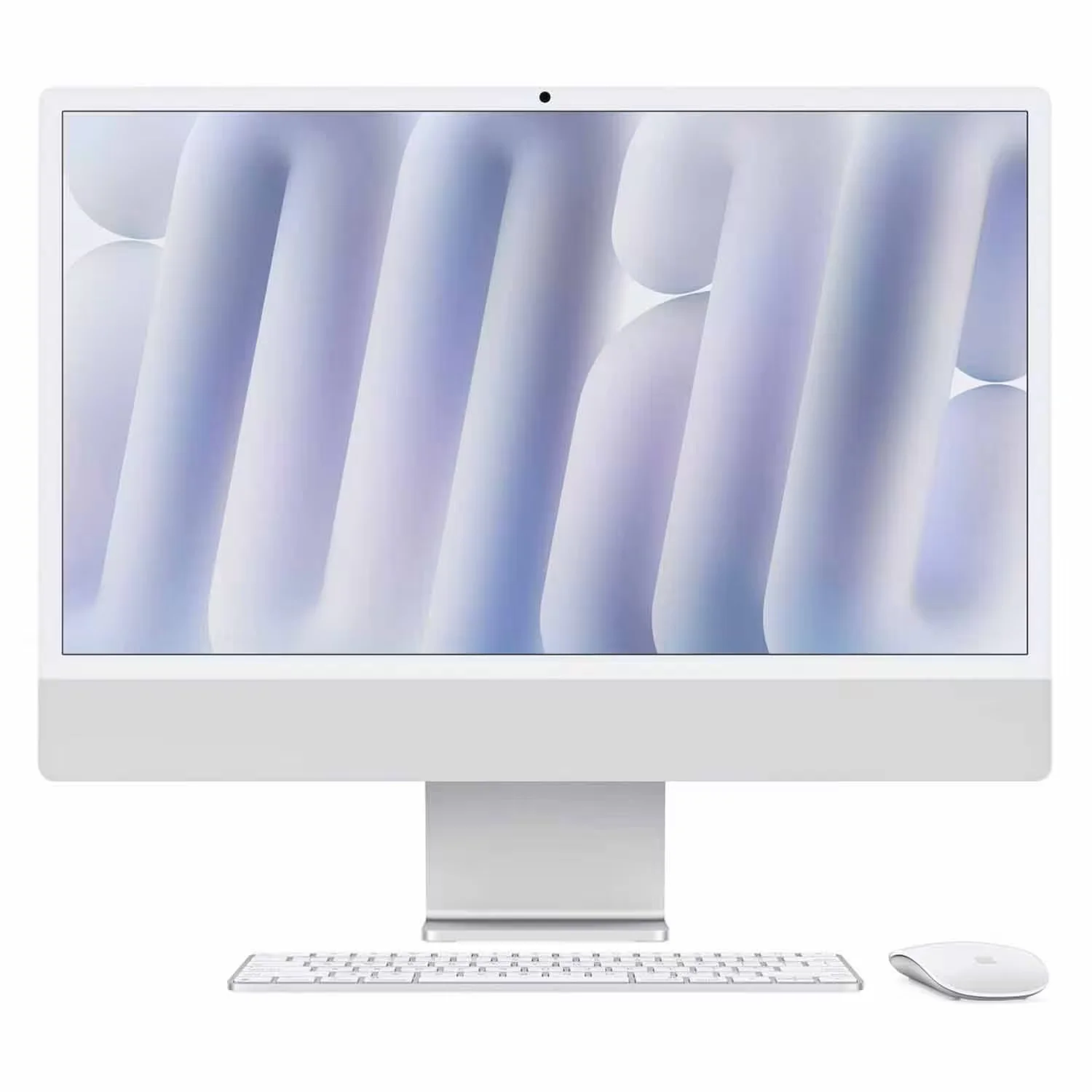 iMac Apple 2024 MWUC3LL/A M4 16GB 256GB SSD Tela 24" 4.5K - Prata