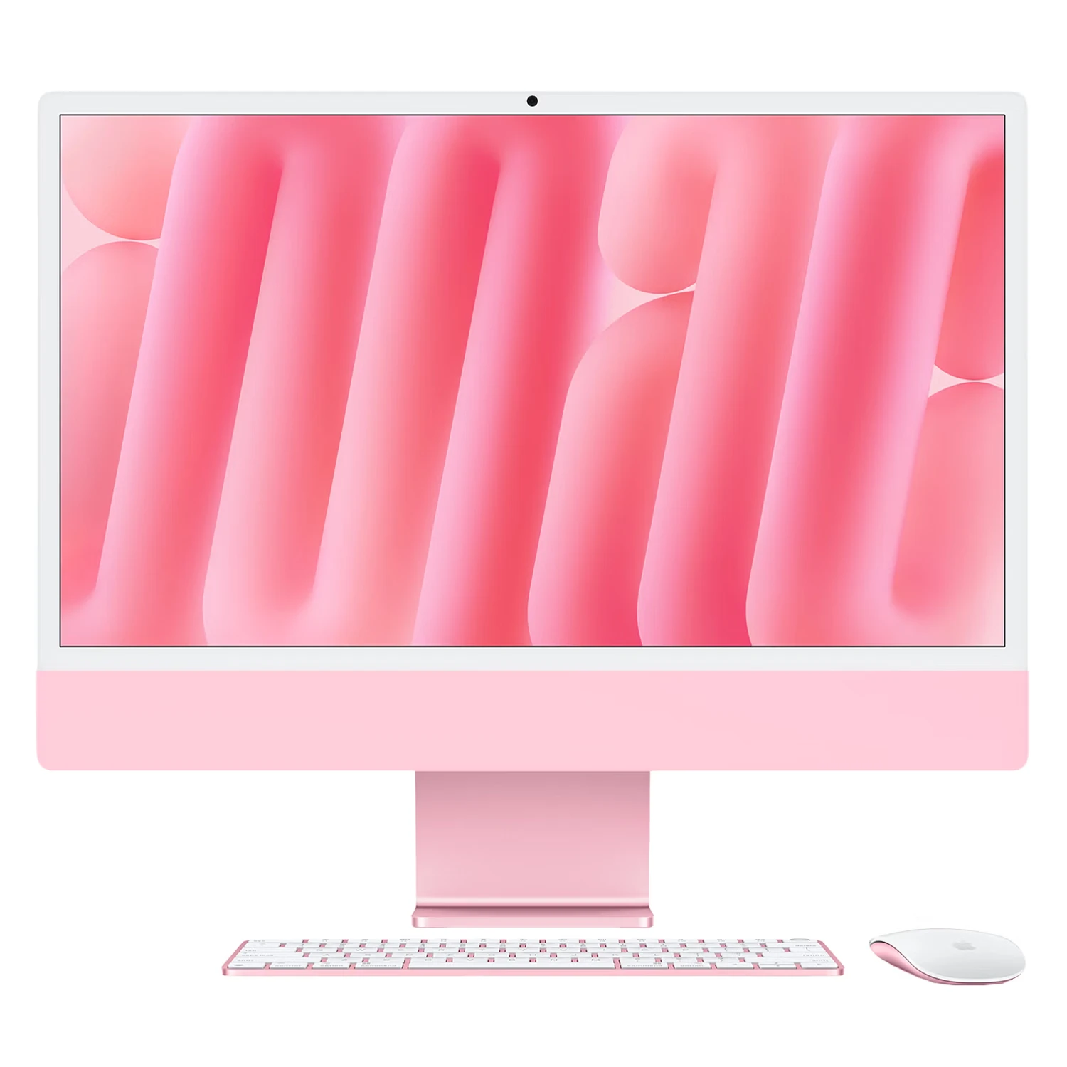 iMac Apple MWV53LL/A 2024 M4 16GB 512GB SSD Tela 24" 4.5K - Rosa