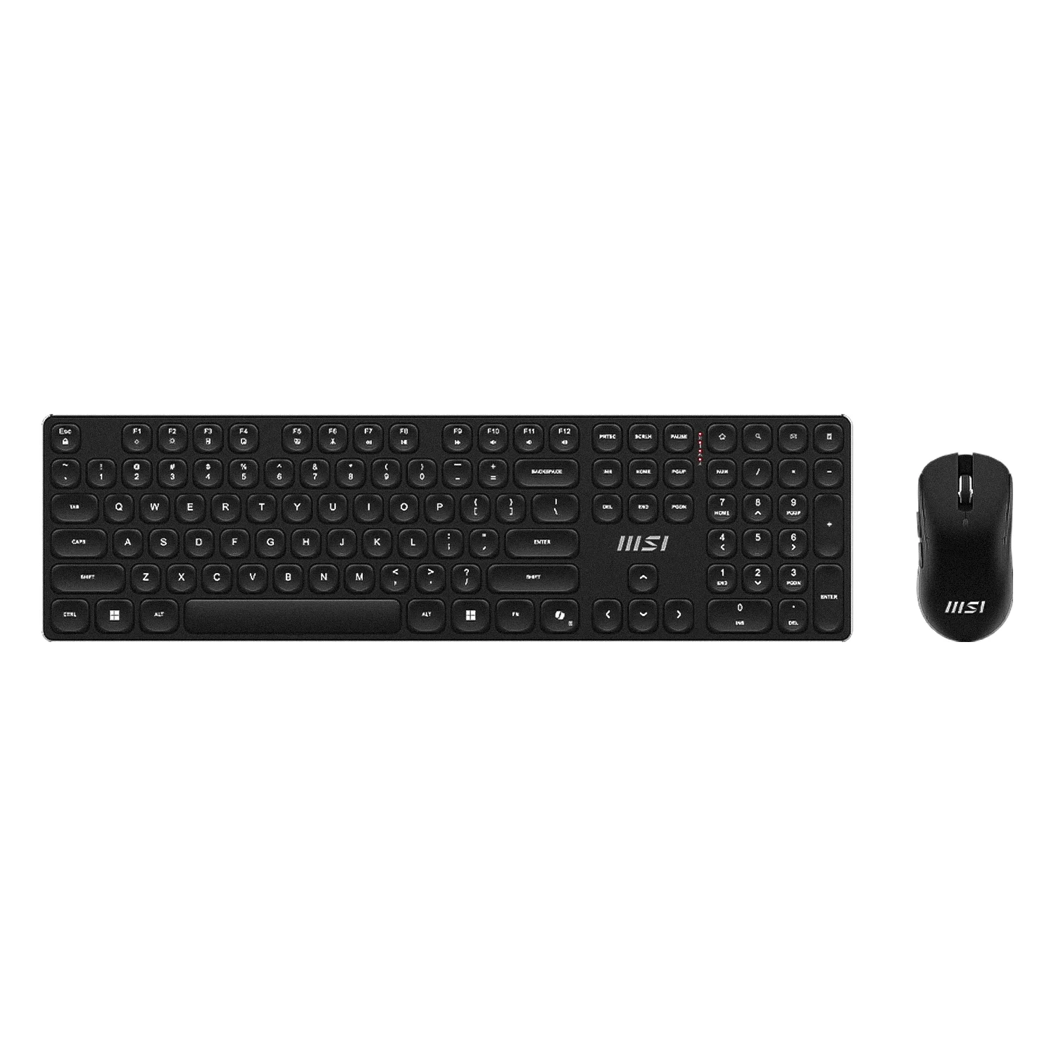Kit Teclado e Mouse MSI Forge K210 S11-43CE202-Y92 Sem Fio - Preto