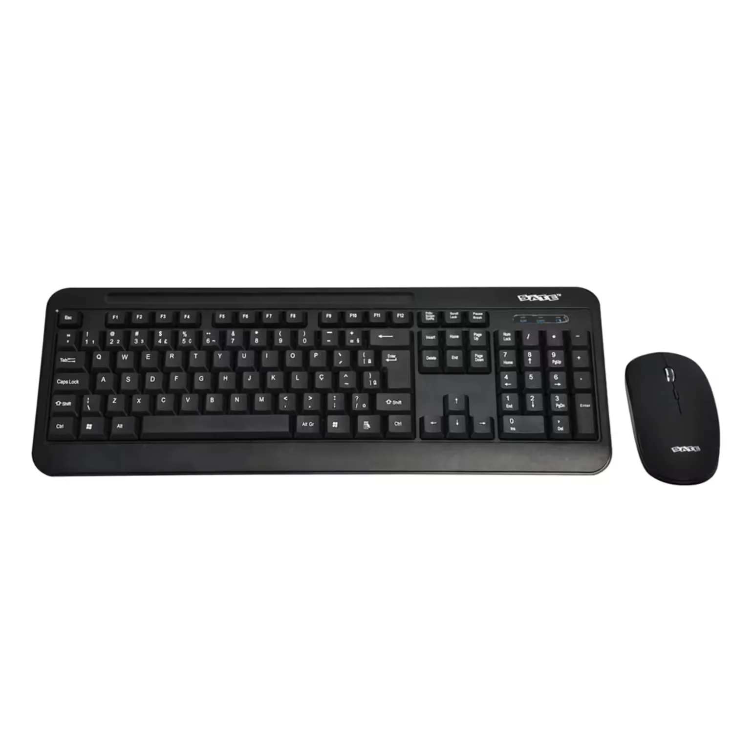 Kit Teclado e Mouse Satellite AK-725G Sem Fio Português - Preto