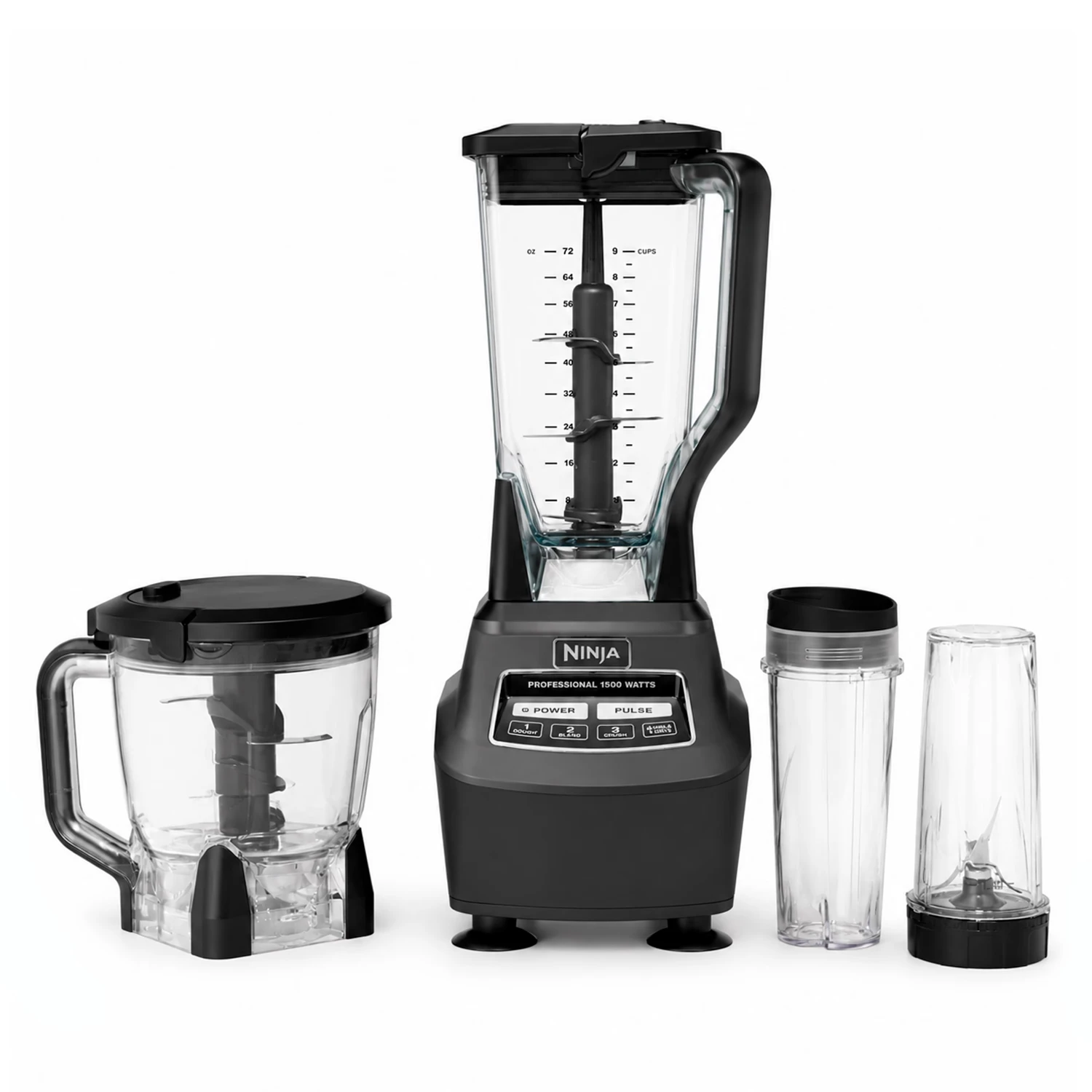 Liquidificador de Bancada Ninja BL770 Mega Kitchen 1500W 2L 110V - Preto