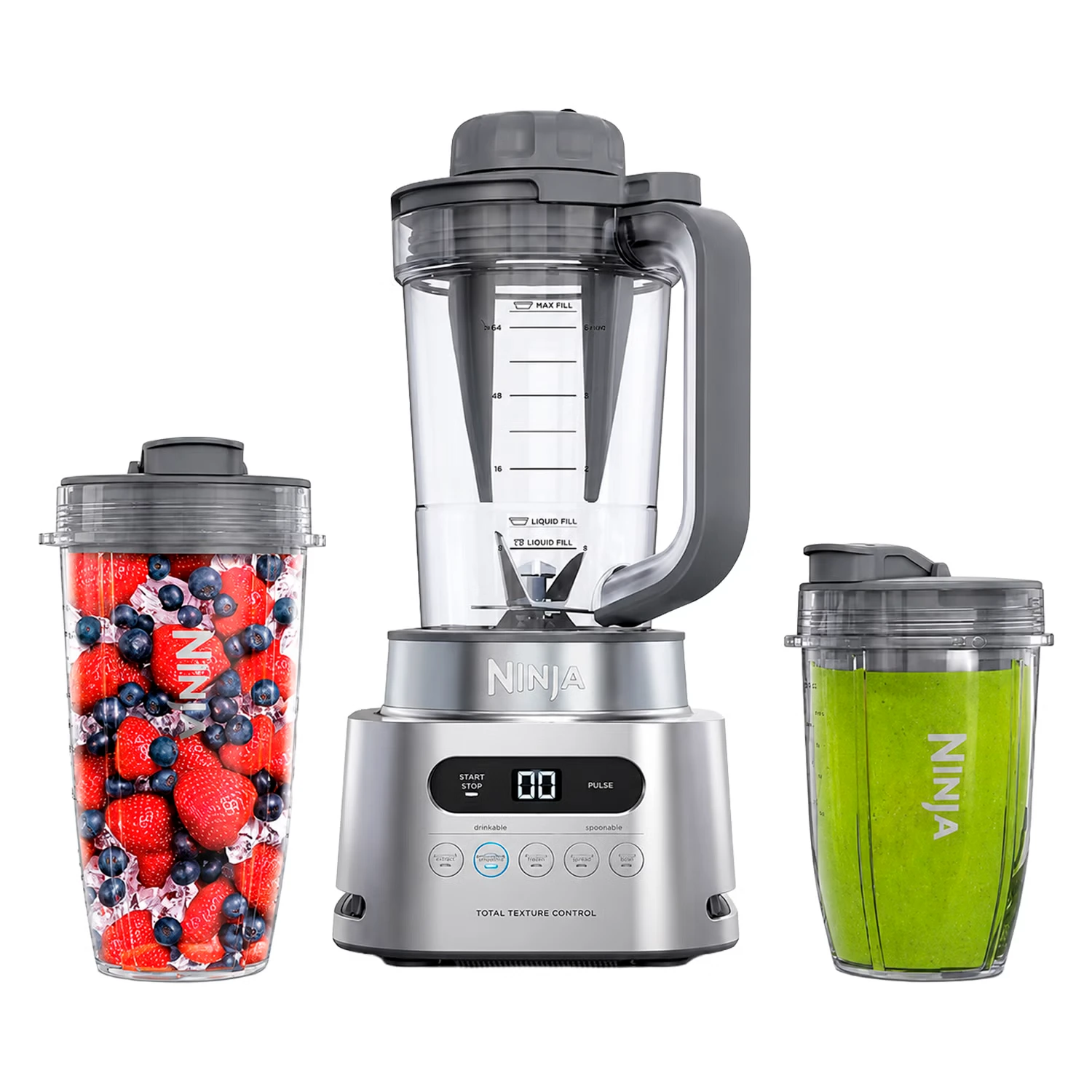 Liquidificador Ninja SS151 TWISTi Duo 1600W 110V - Inox