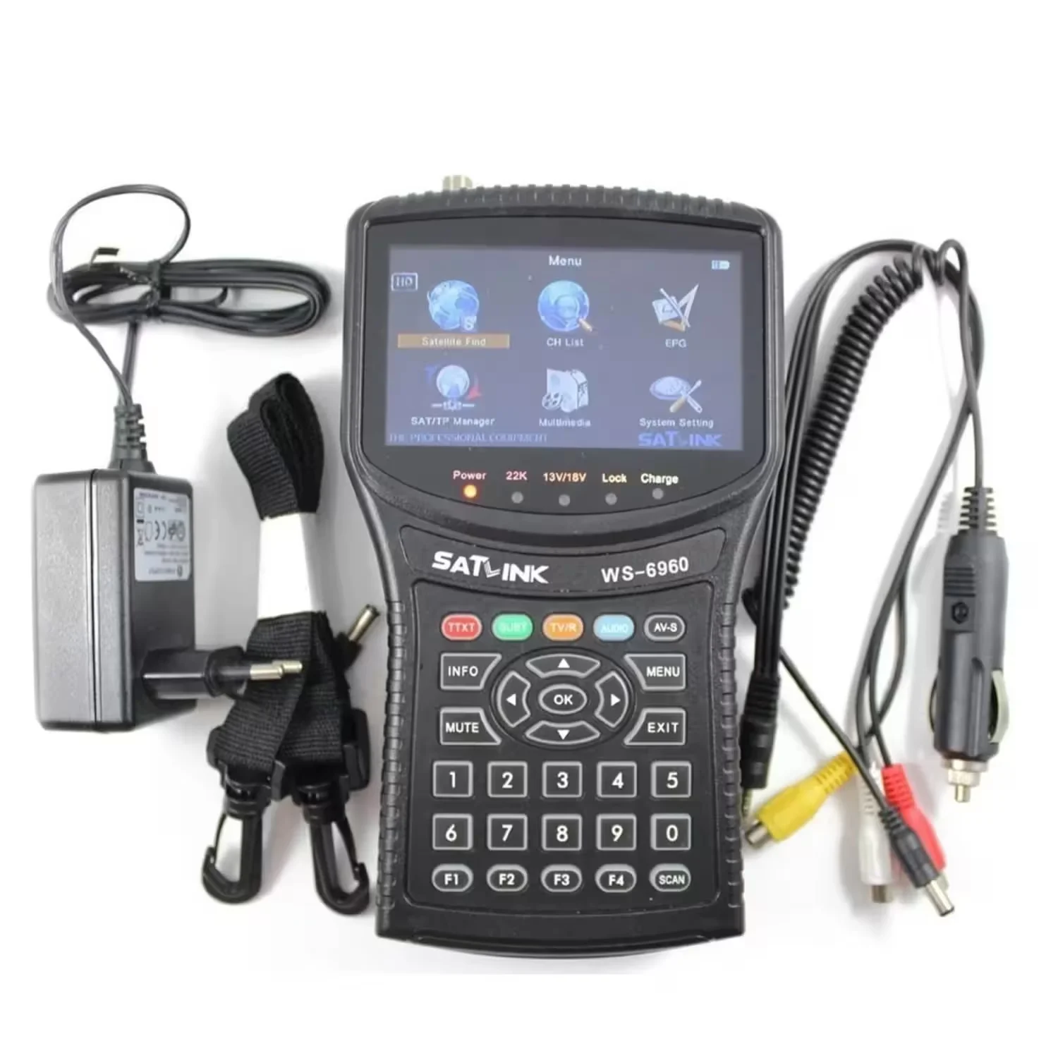Localizador de Satélite SatLink WS-6960 - Preto