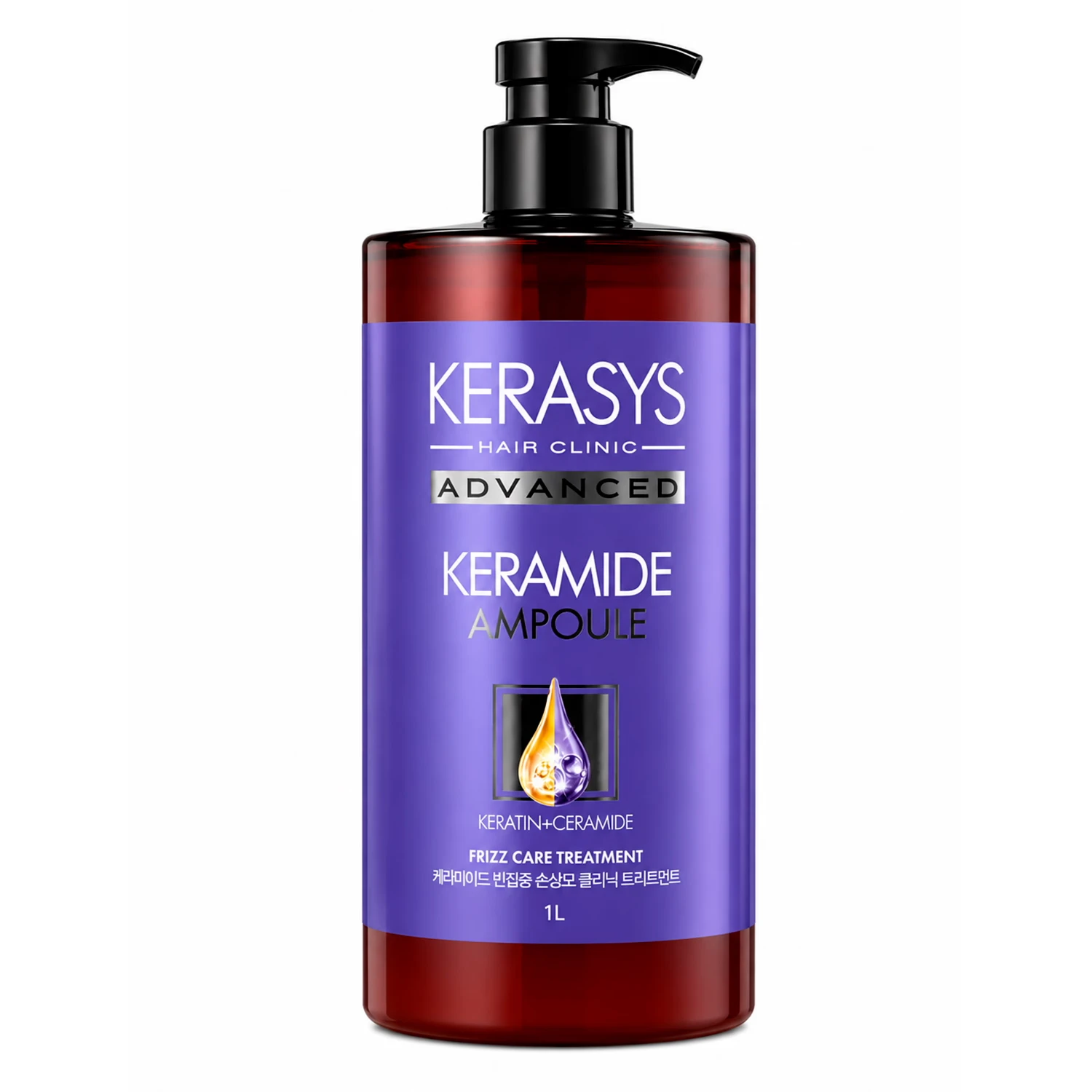 Máscara Capilar Kerasys Keramide Ampoule Frizz Care Treatment 1L