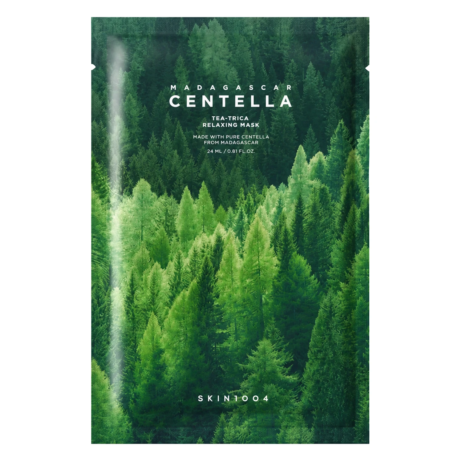 Máscara Facial SKIN1004 Madagascar Centella Tea-Trica 24ml