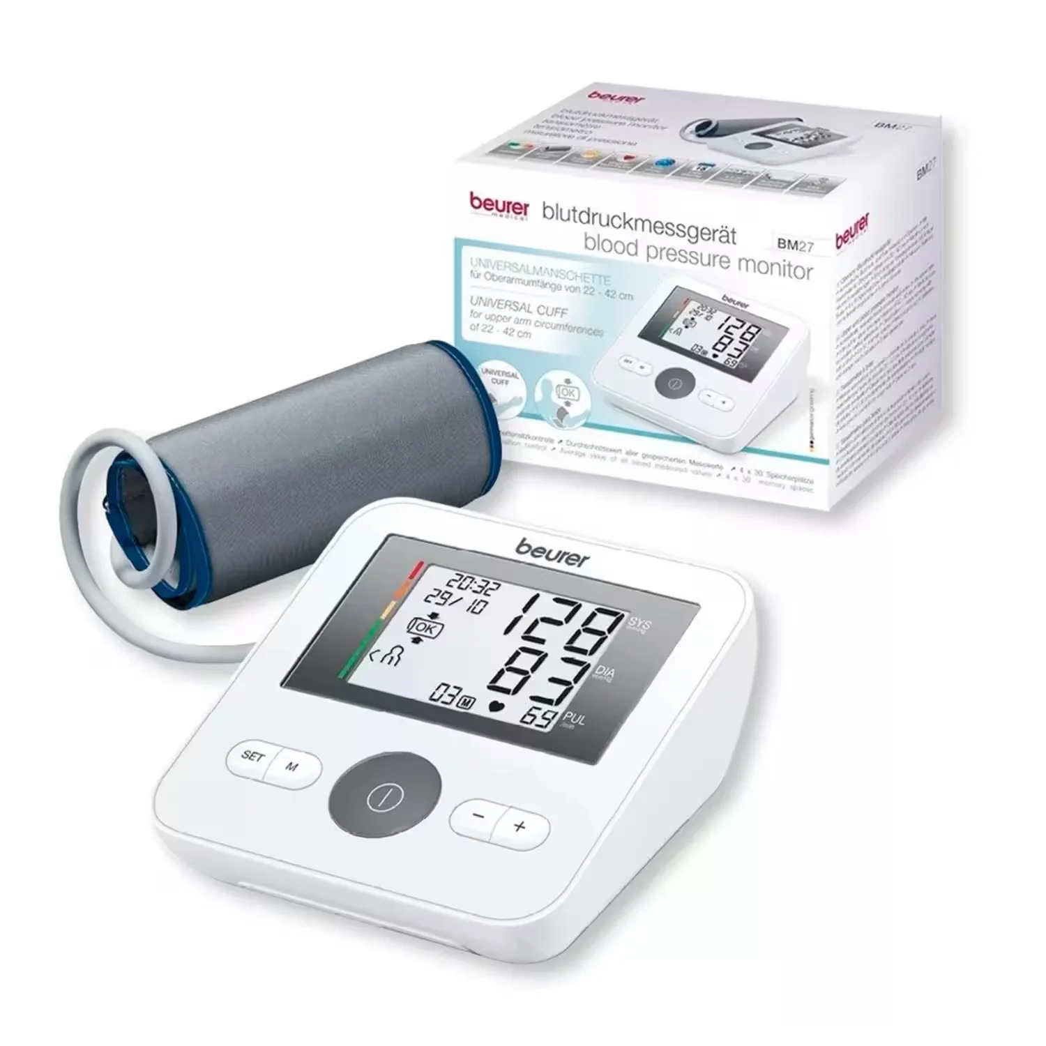 Medidor de Pressão Digital Beurer BM27 - Branco