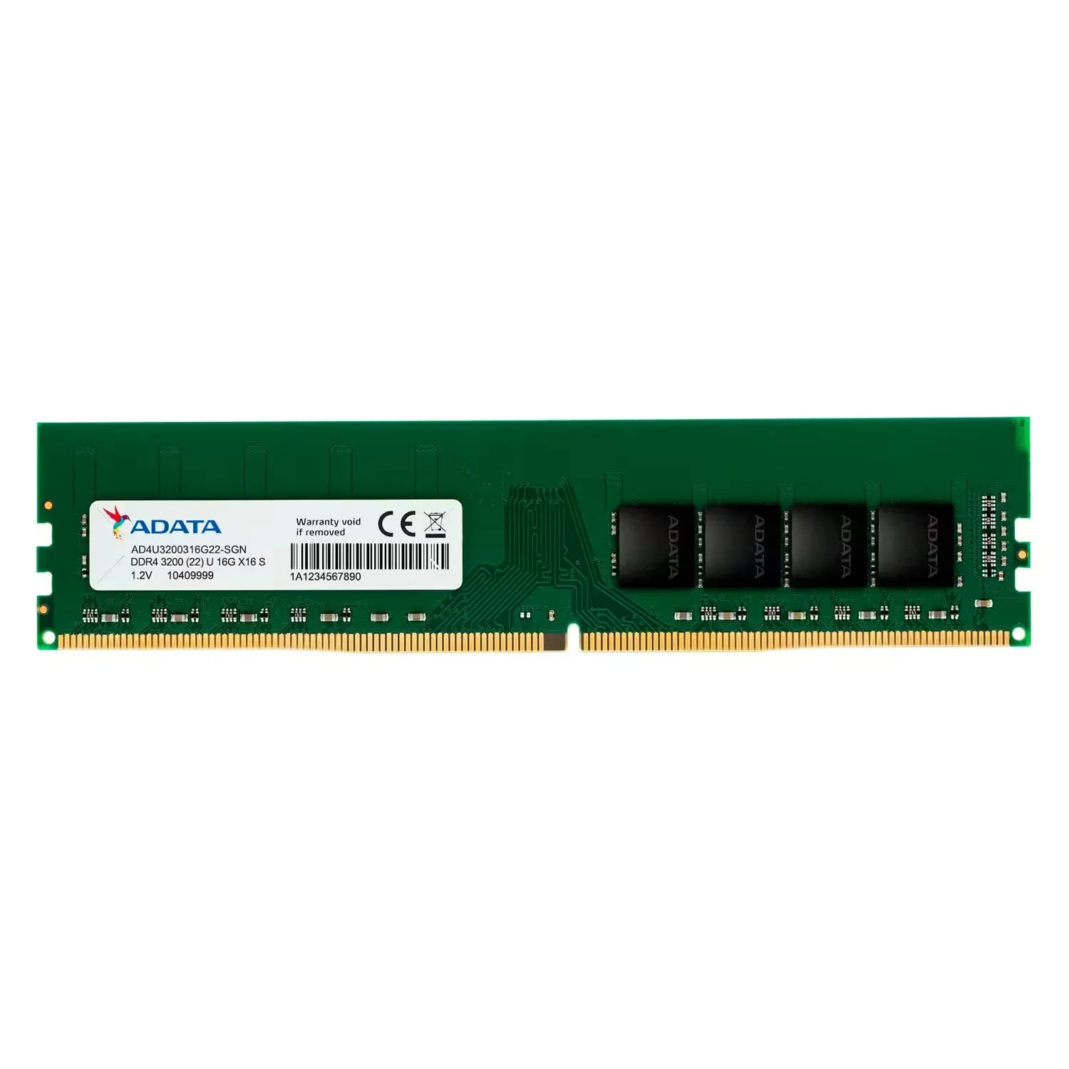 Memória RAM Adata 16GB DDR4 3200MHz - AD4U320016G22-SGN