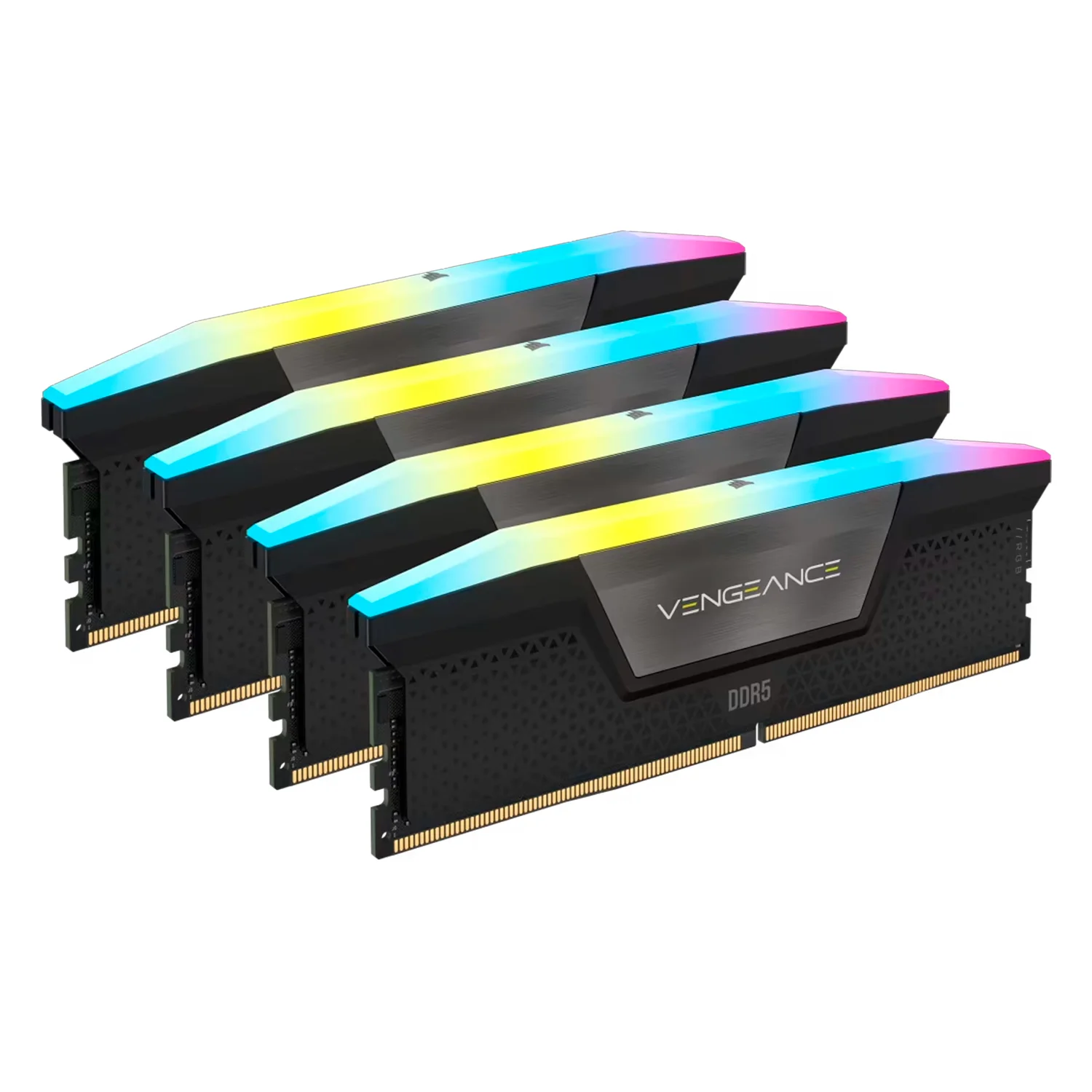 Memória RAM Corsair Vengeance RGB 64GB (4x16GB) DDR5 6000MHz - CMH64GX5M4B6000C36