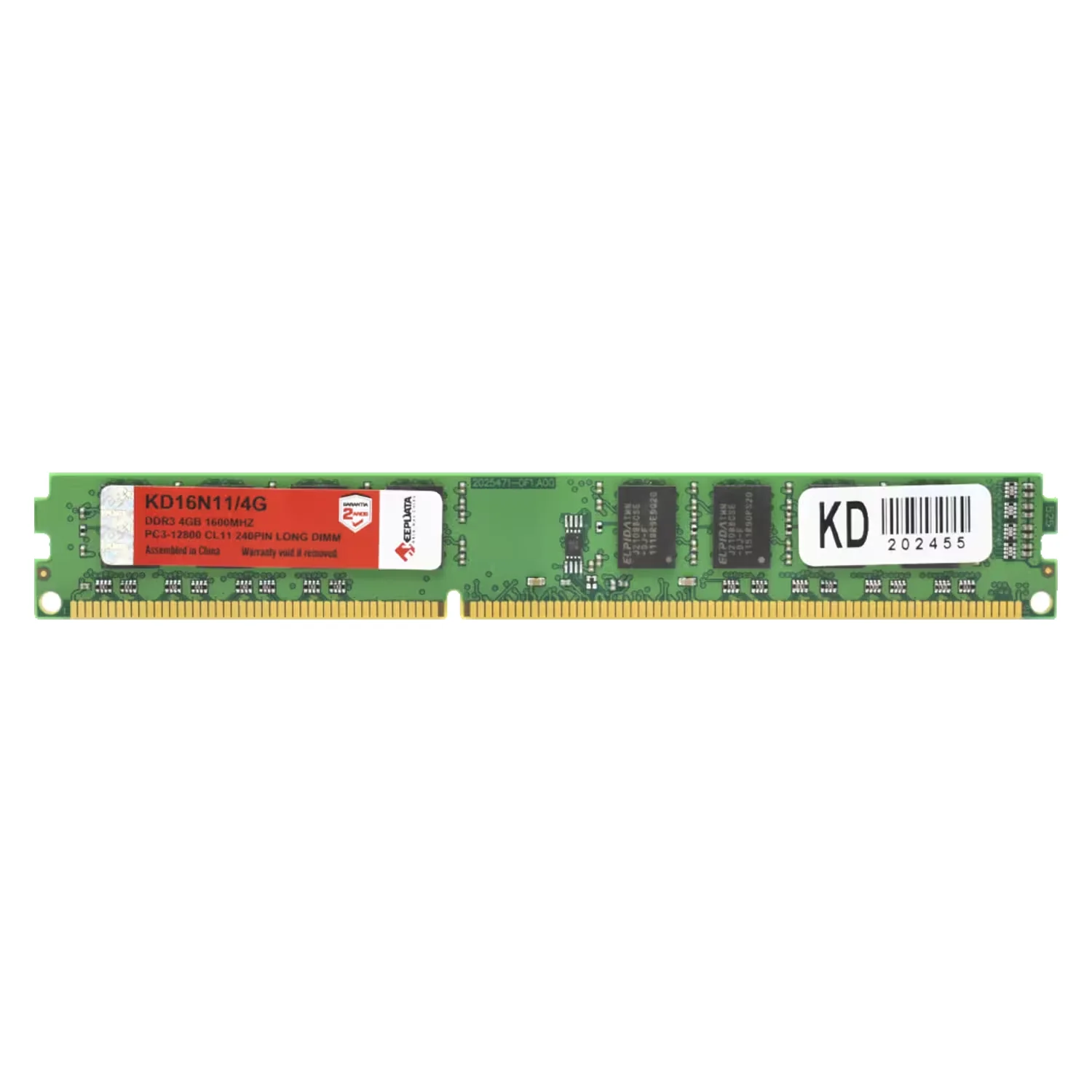 Memória RAM Keepdata 4GB DDR3 1600MHz - KD16N11/4G
