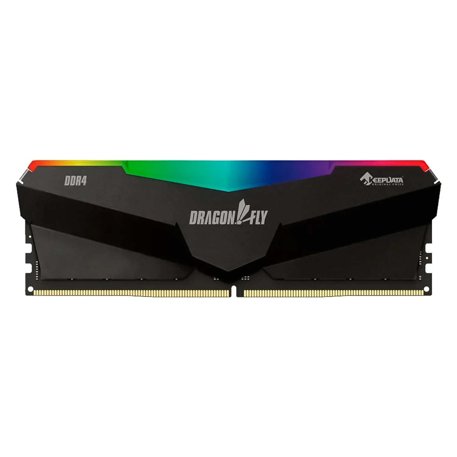 Memória RAM Keepdata Dragonfly RGB 8GB DDR4 3600 MHz - KDHRGB36C18B/8GB