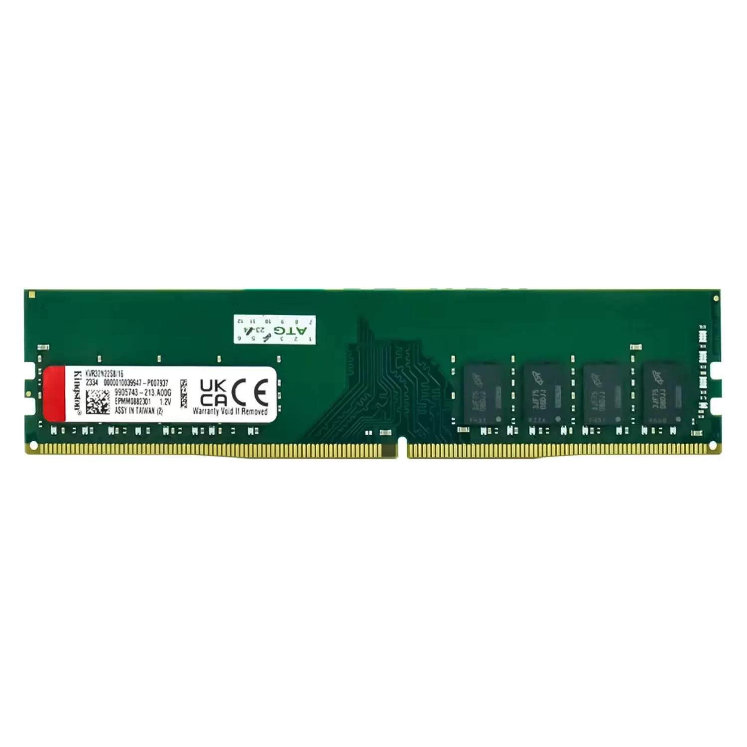 Memória RAM Kingston 16GB DDR4 3200MHz - KVR32N22S8L/16