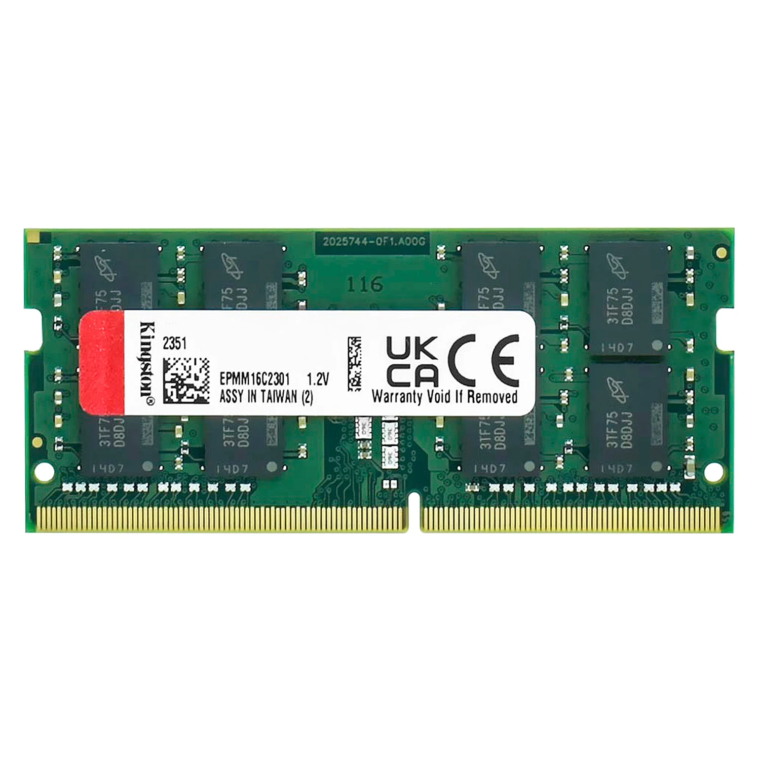 Memória RAM Kingston 16GB DDR4 3200MT/s para Notebook - KCP432SD8/16