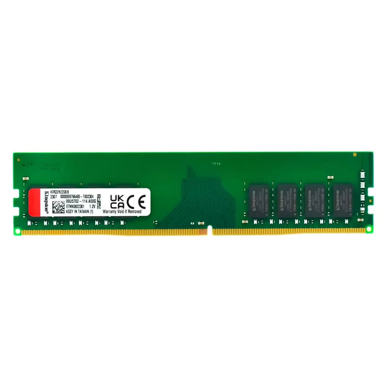 Memória RAM Kingston 8GB DDR4 3200MHz - KVR32N22S8L/8
