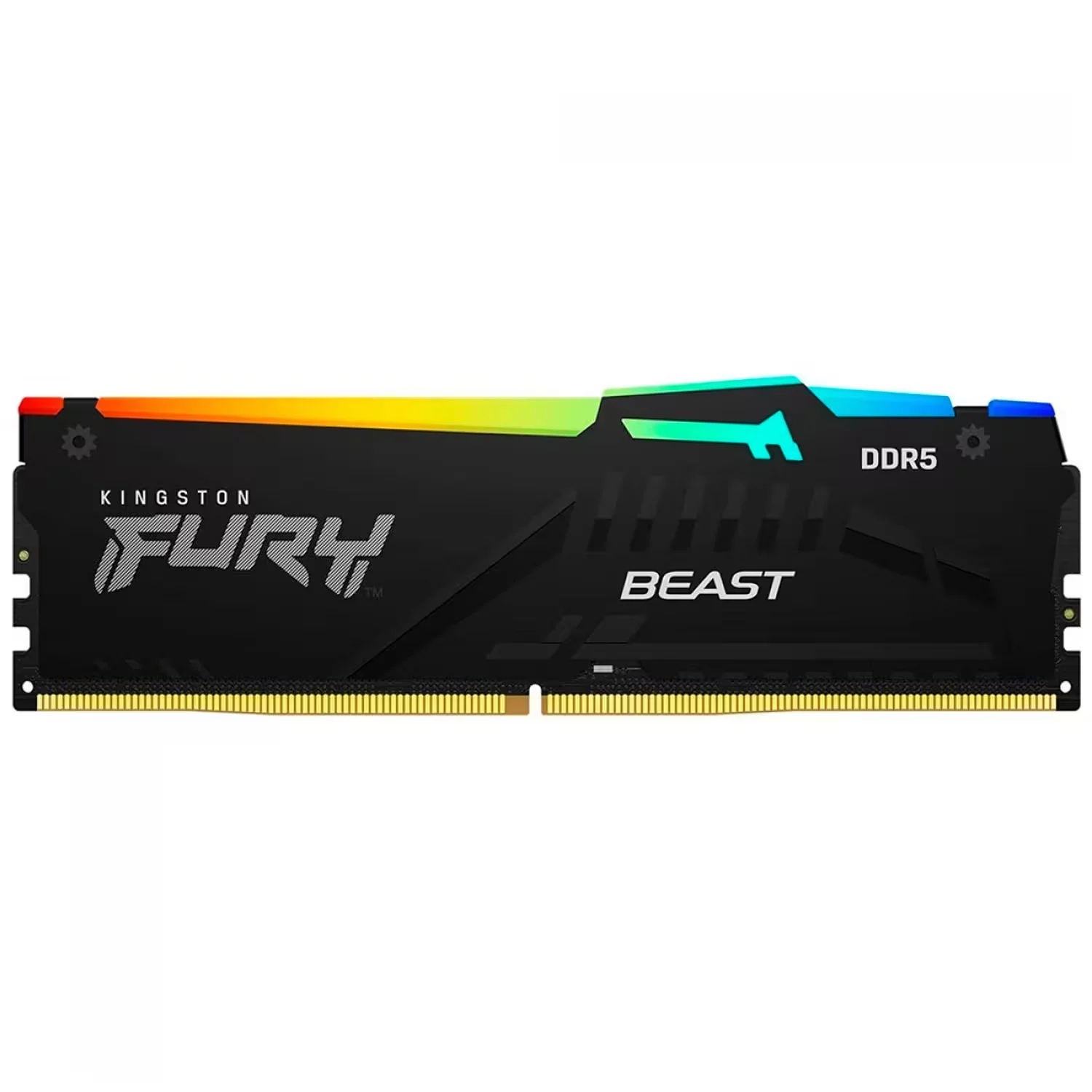 Memória RAM Kingston Fury Beast RGB 16GB DDR5 5600MHz - KF556C40BBA-16