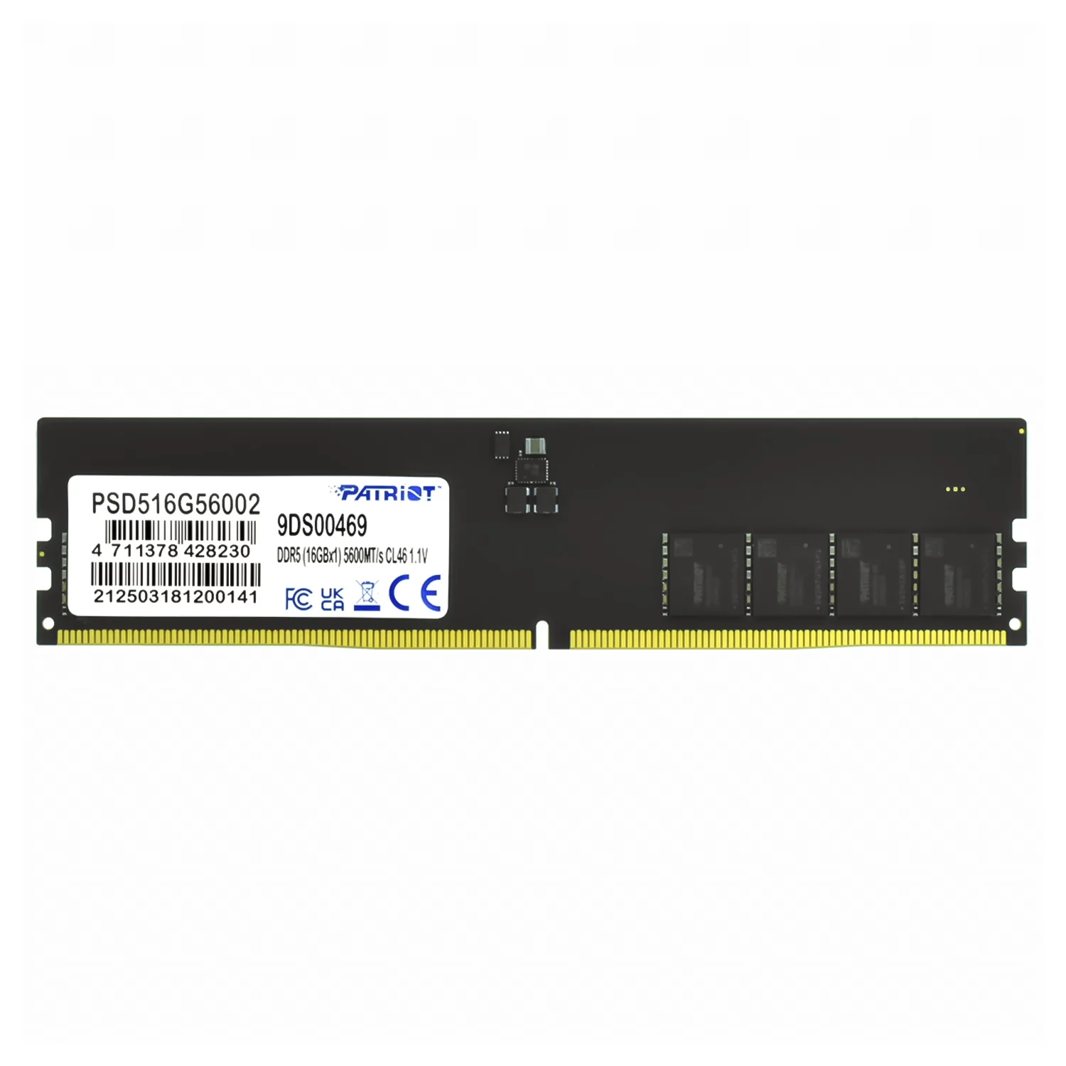 Memória RAM Patriot Signature Line 16GB DDR5 5600 MHz - PSD516G56002